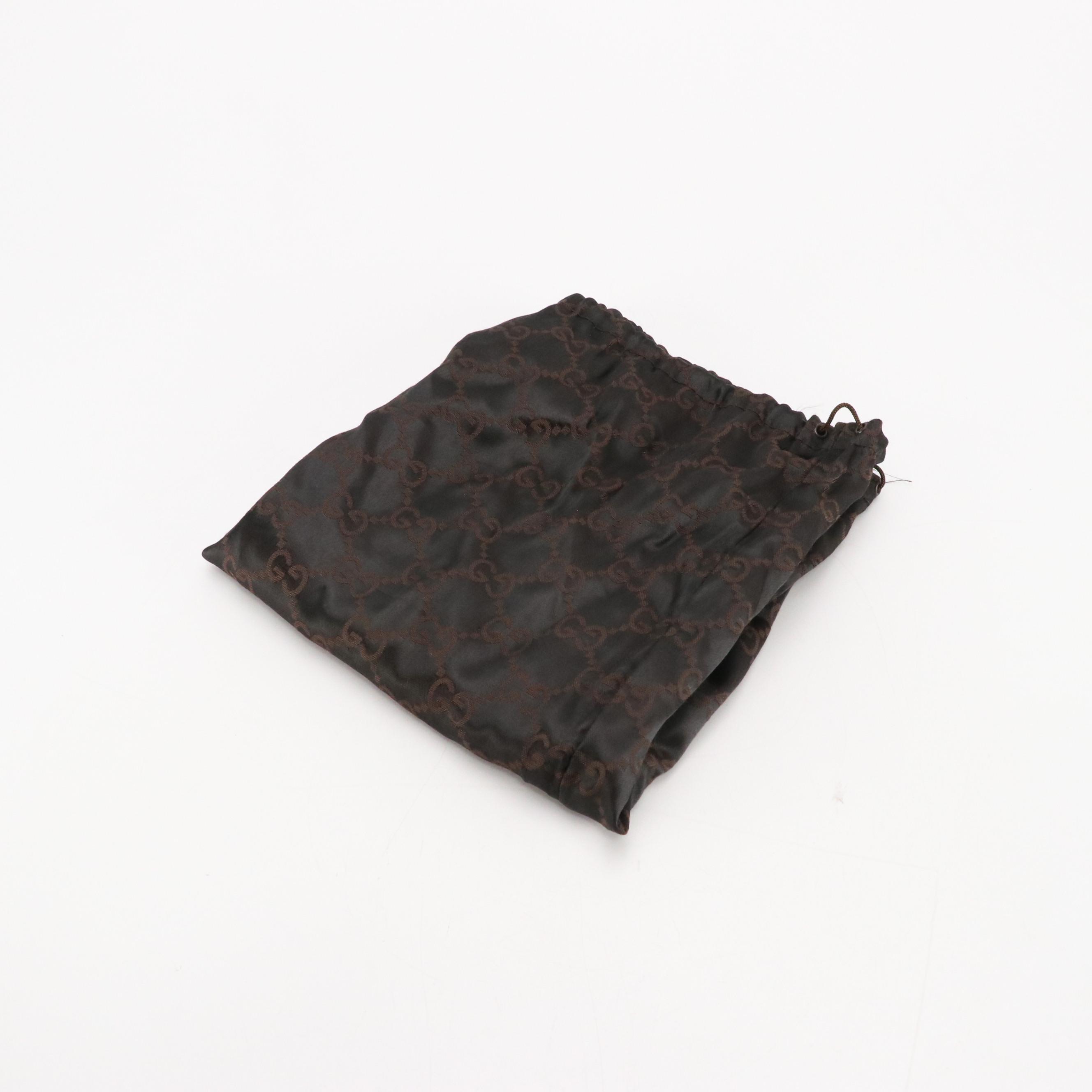 Gucci Jolie Web Tote Bag in GG Canvas and Yellow Patent Leather