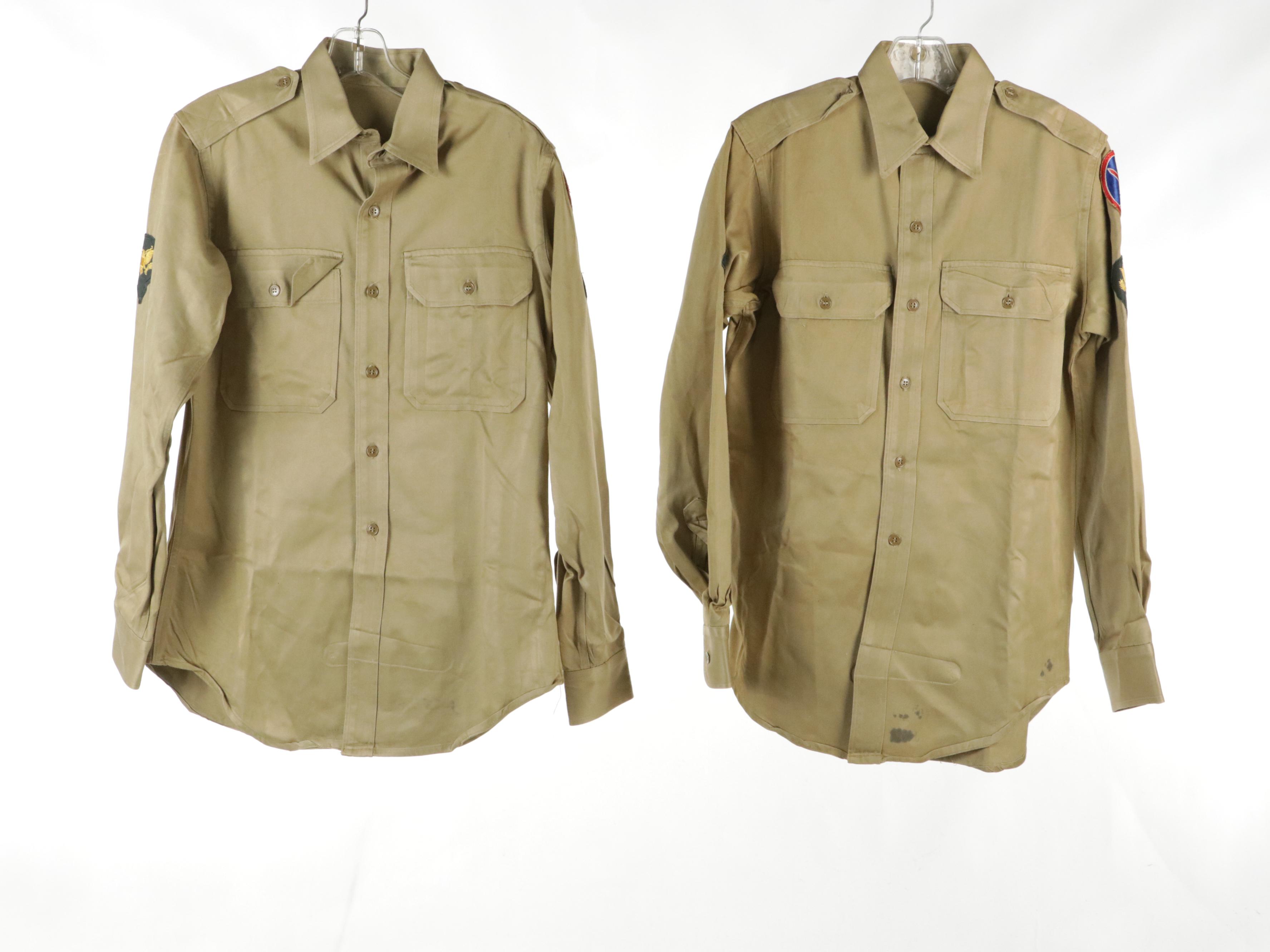 U.S. Army Summer and Winter Service Dress Uniforms and Accessories, 1950s