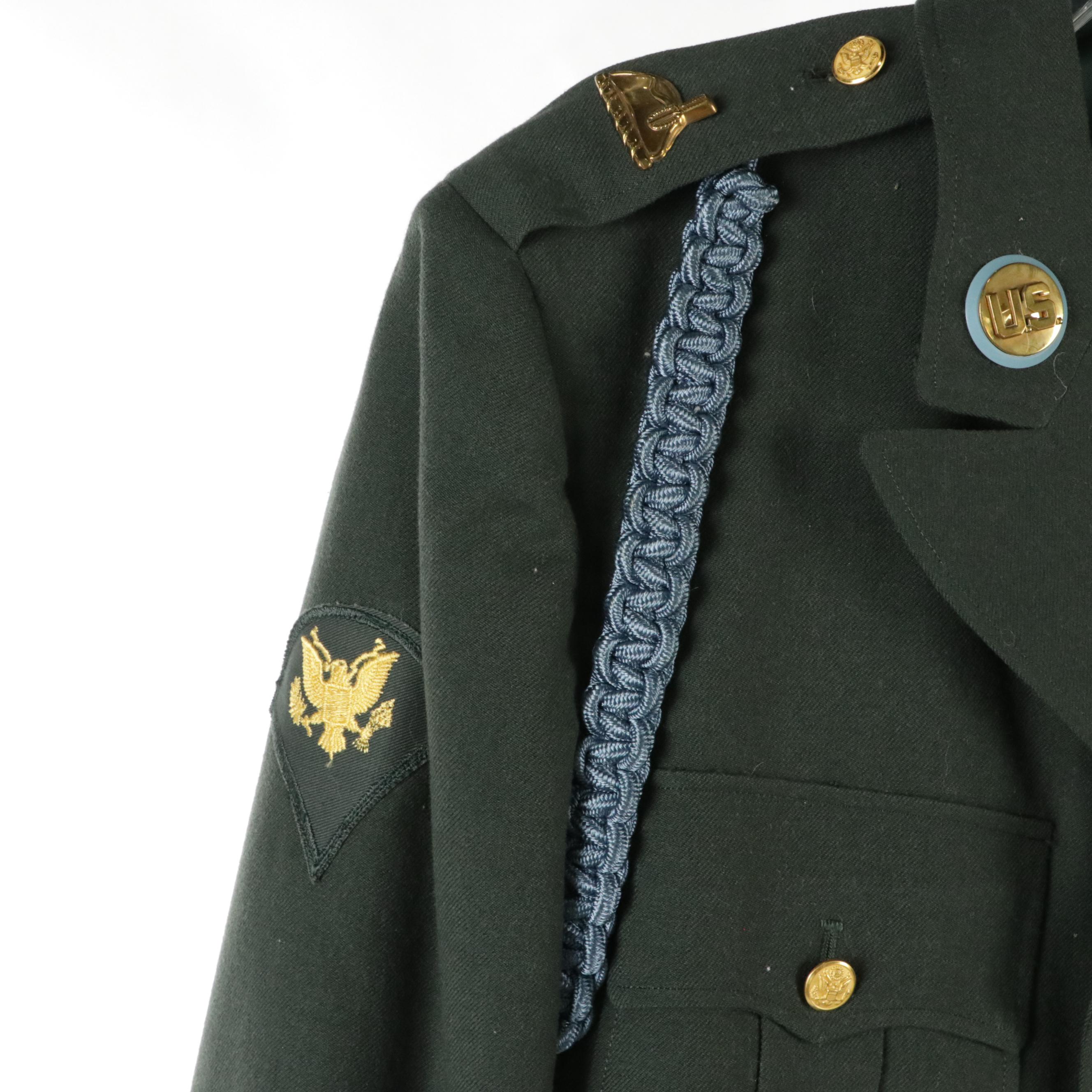U.S. Army Summer and Winter Service Dress Uniforms and Accessories, 1950s