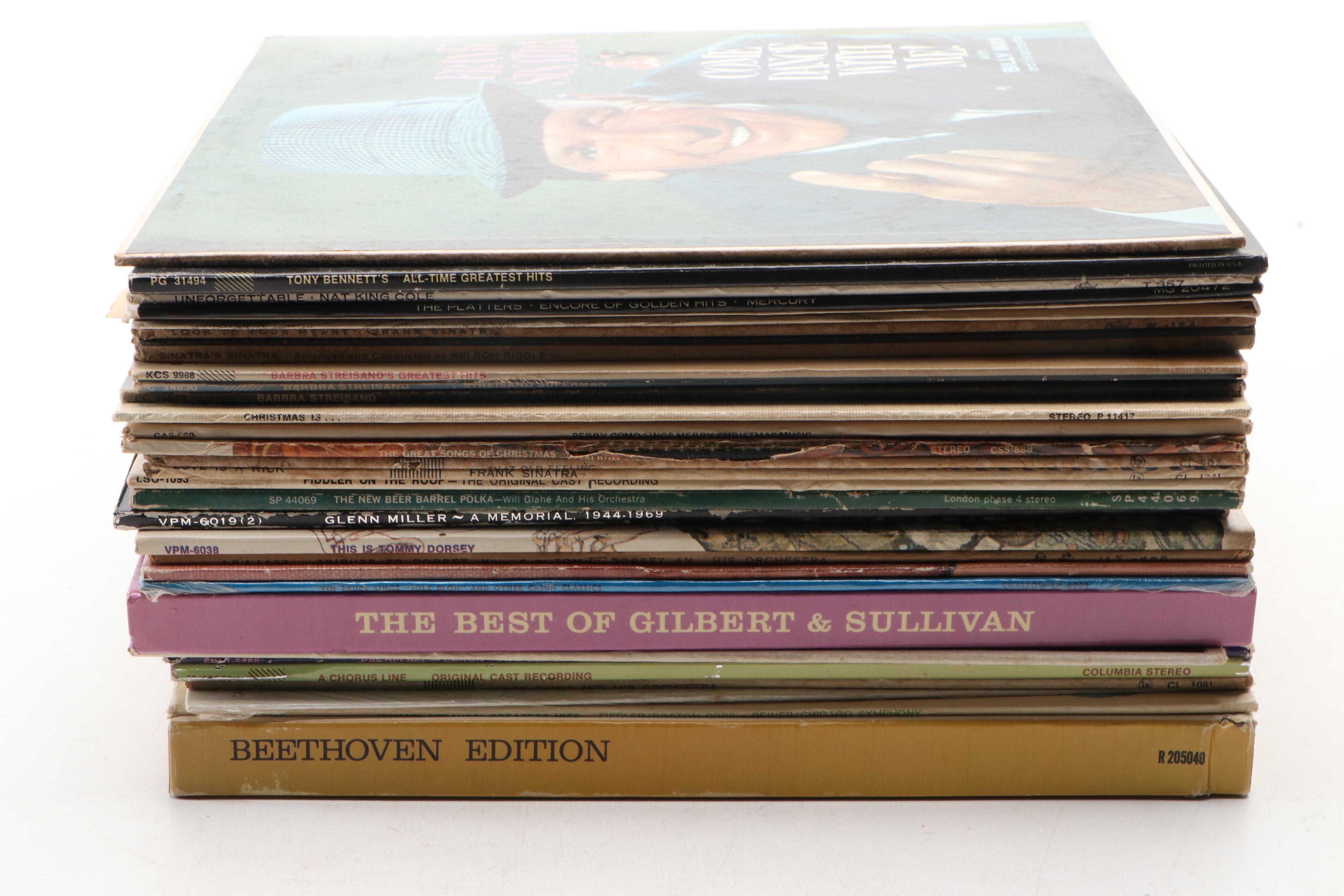 Frank Sinatra, Nat King Cole, Barbra Streisand and More Vinyl Records