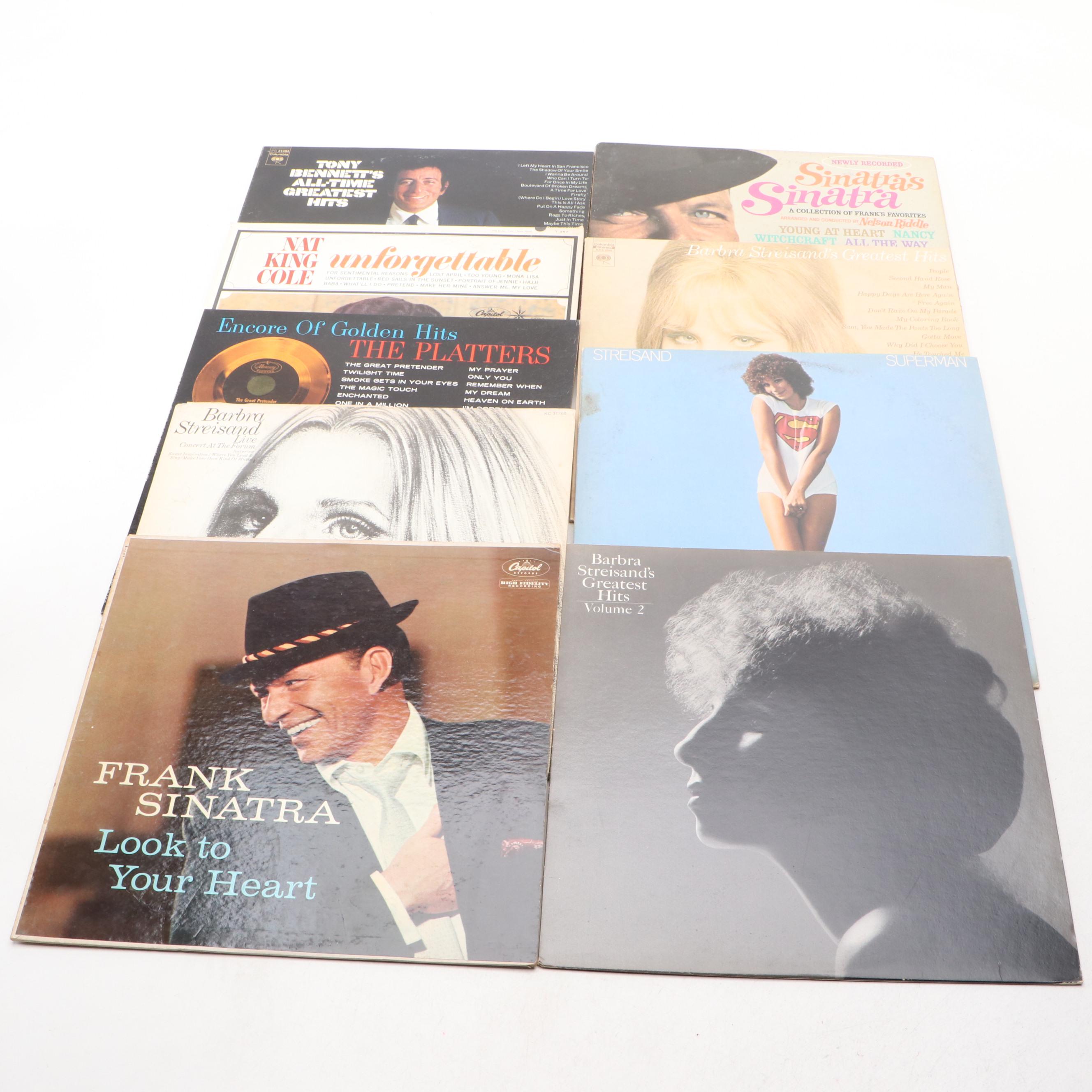 Frank Sinatra, Nat King Cole, Barbra Streisand and More Vinyl Records