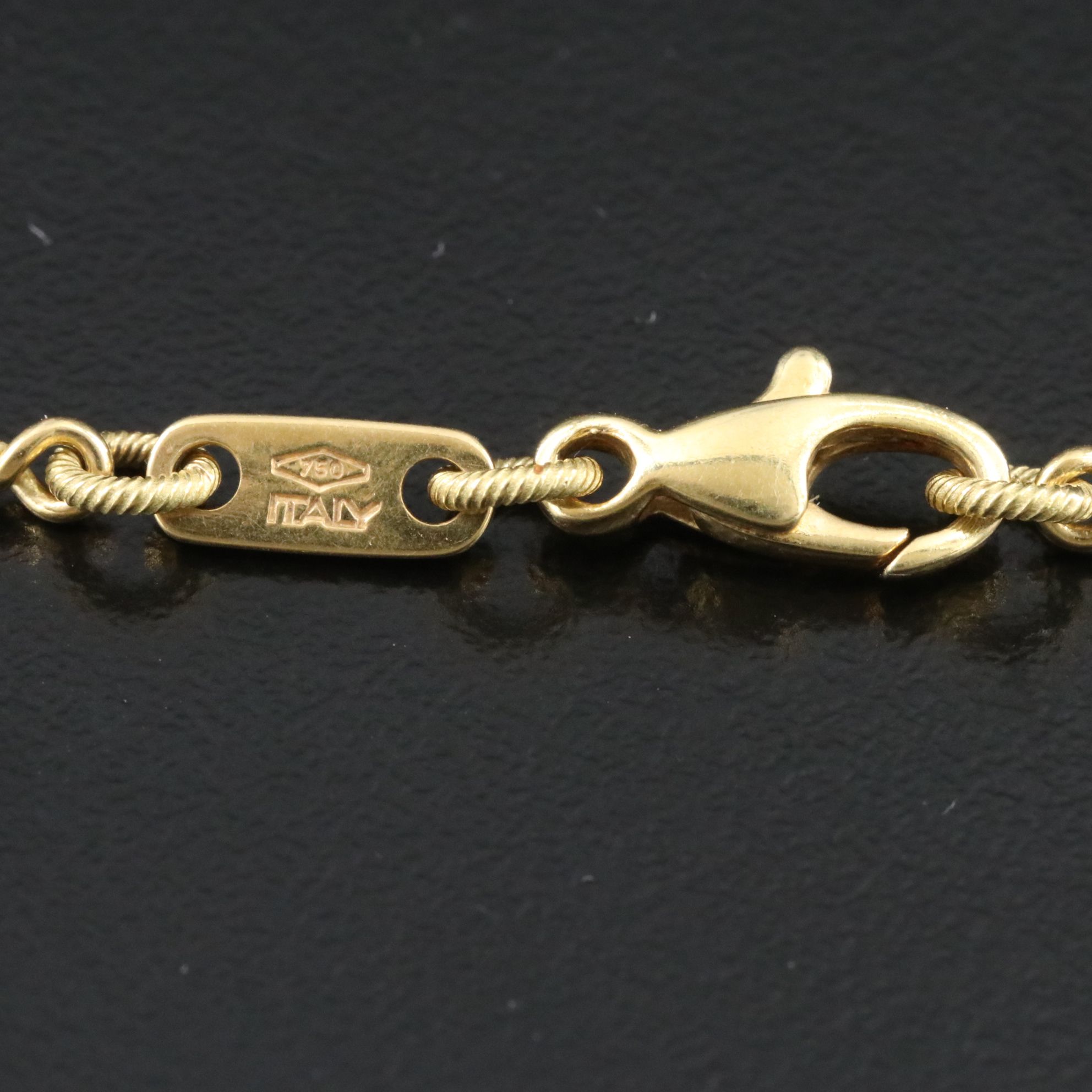 Tiffany & Co. 18K Twisted Link Chain Necklace