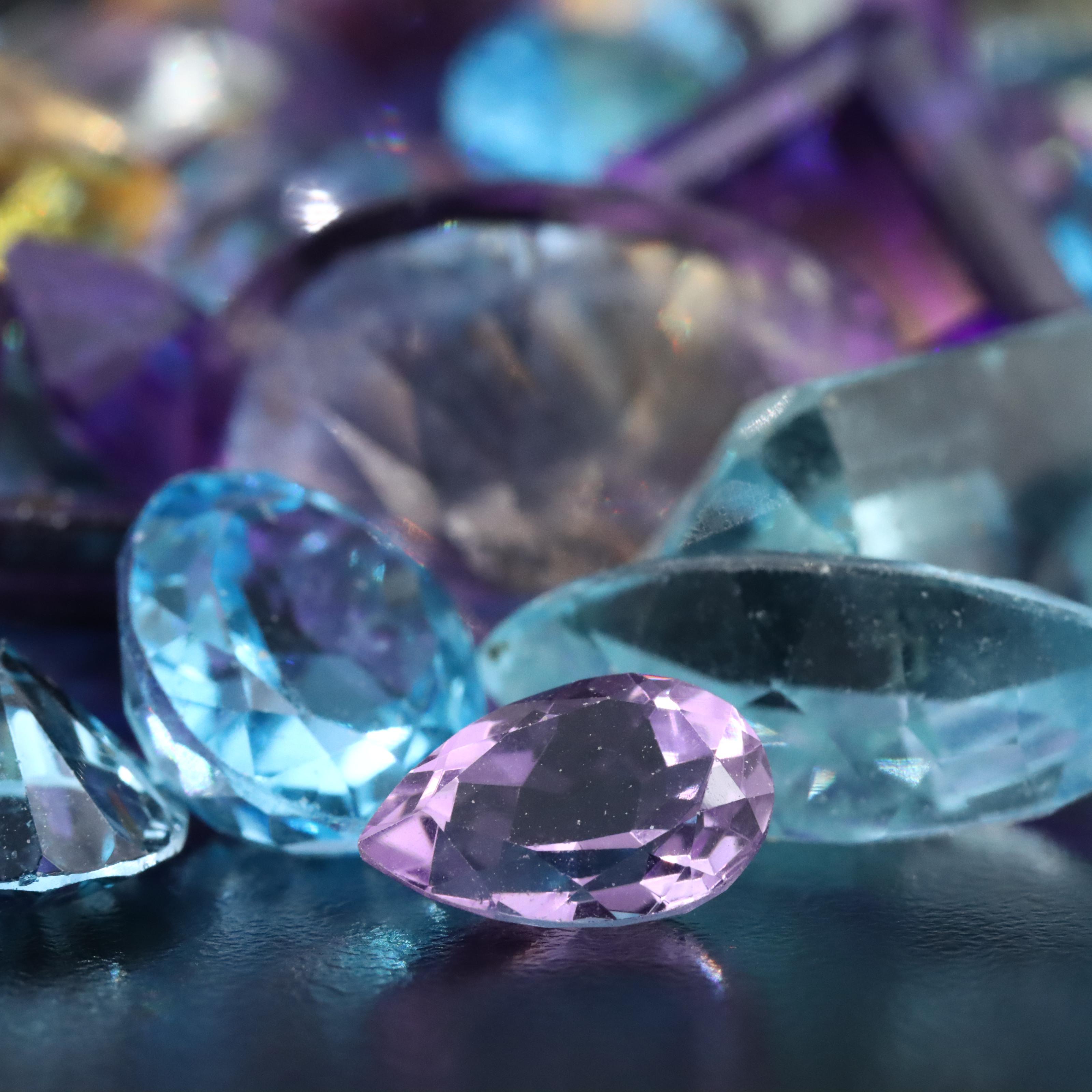 Loose 670.00 CTW Gemstones Featuring Amethyst, Citrine and Topaz
