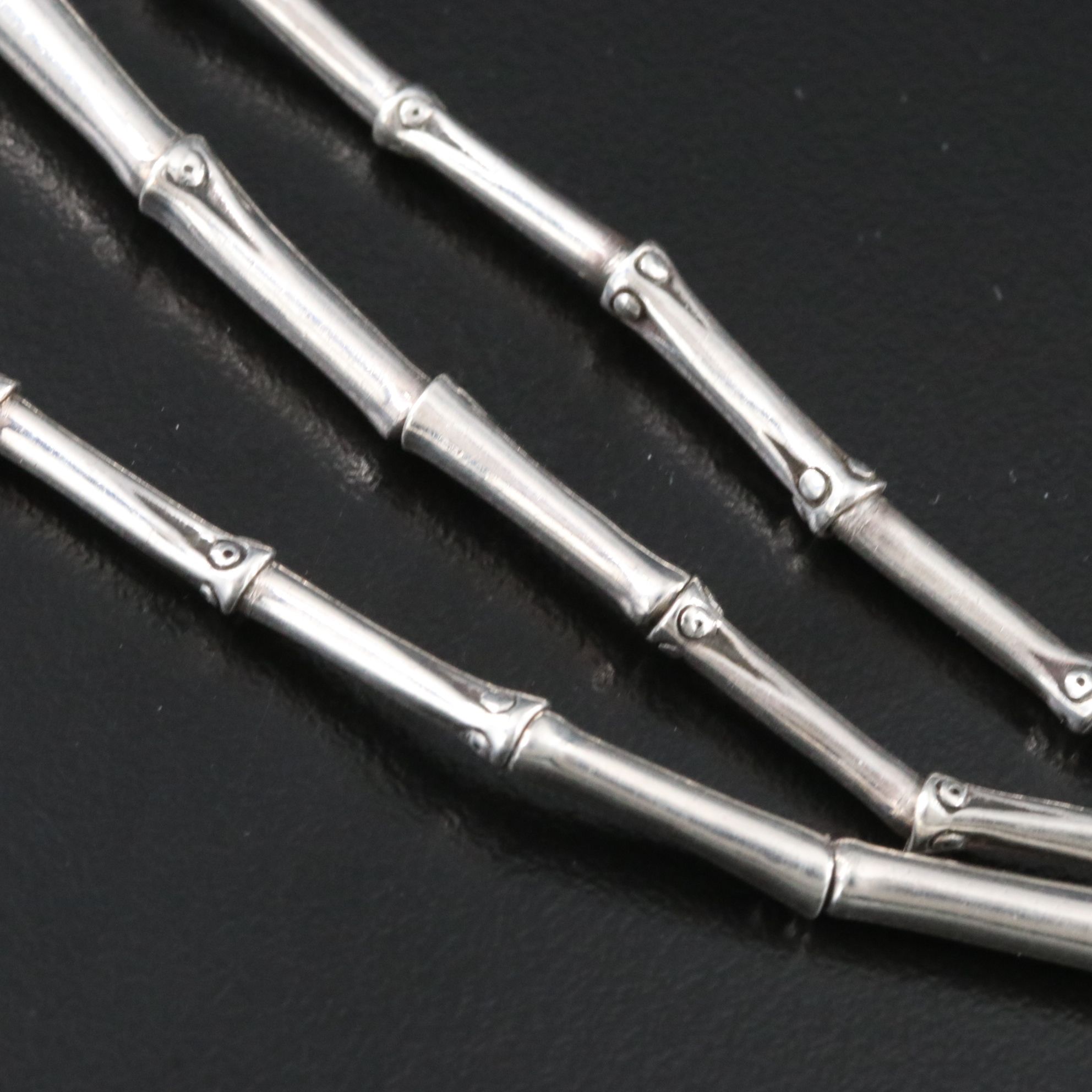 John Hardy Bamboo Sterling Lariat Necklace