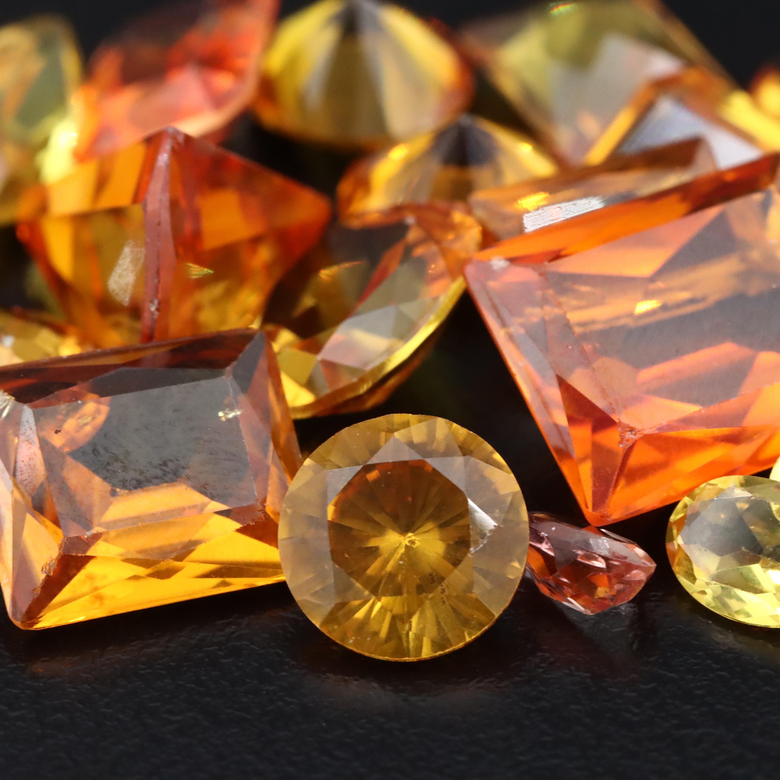 Loose 89.78 CTW Lab Grown Sapphires