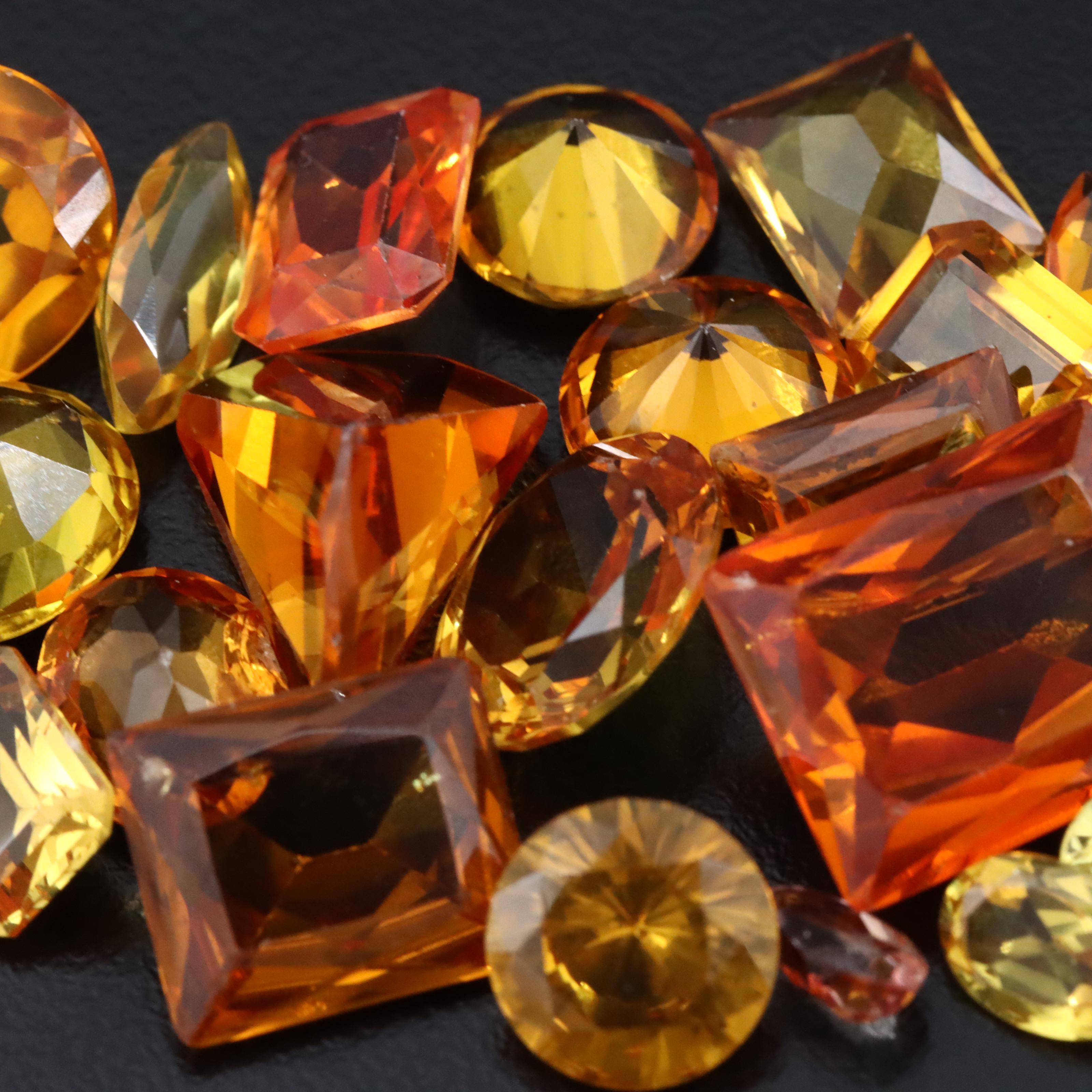 Loose 89.78 CTW Lab Grown Sapphires