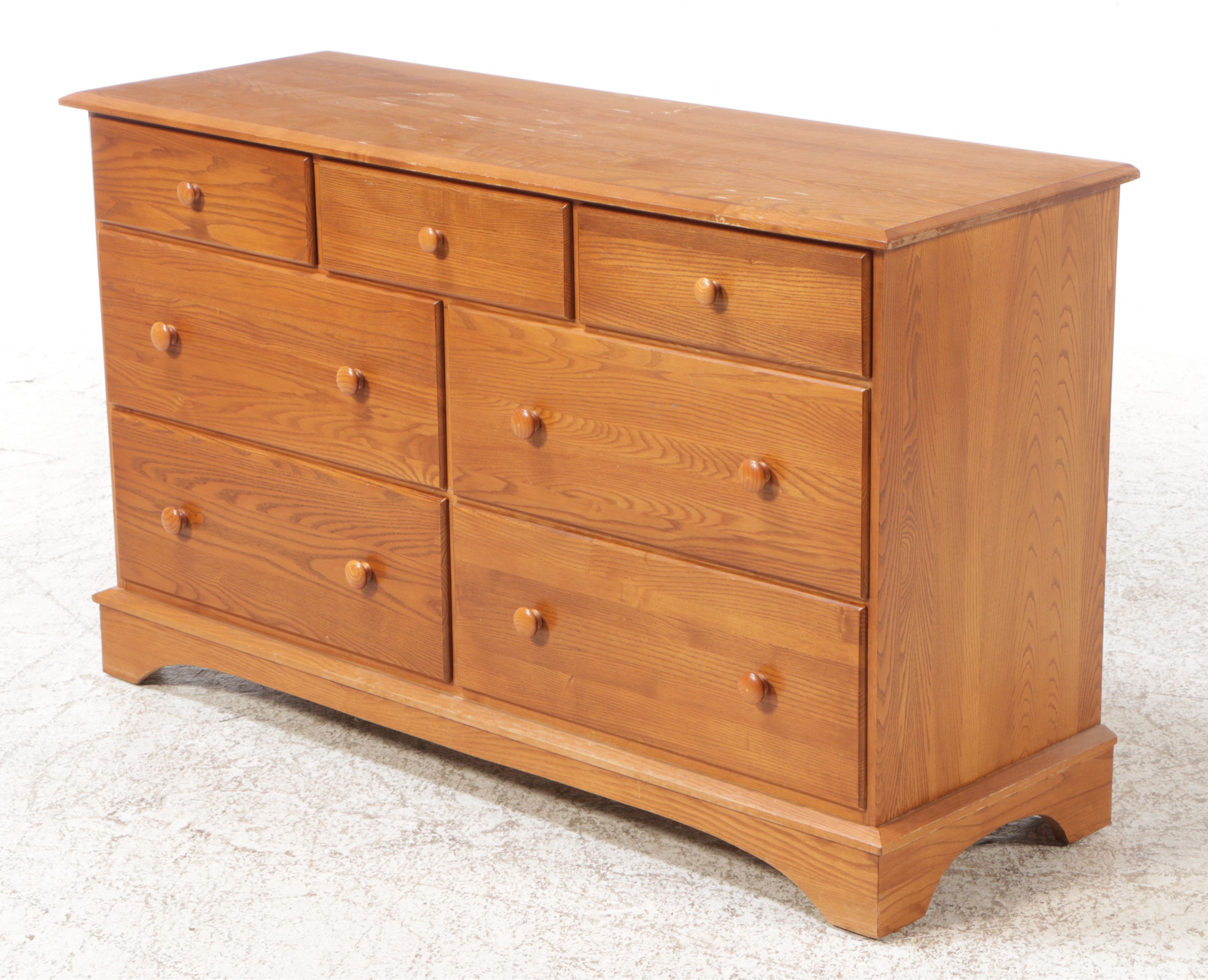 Moosehead Furniture Oak Dresser and Nightstand