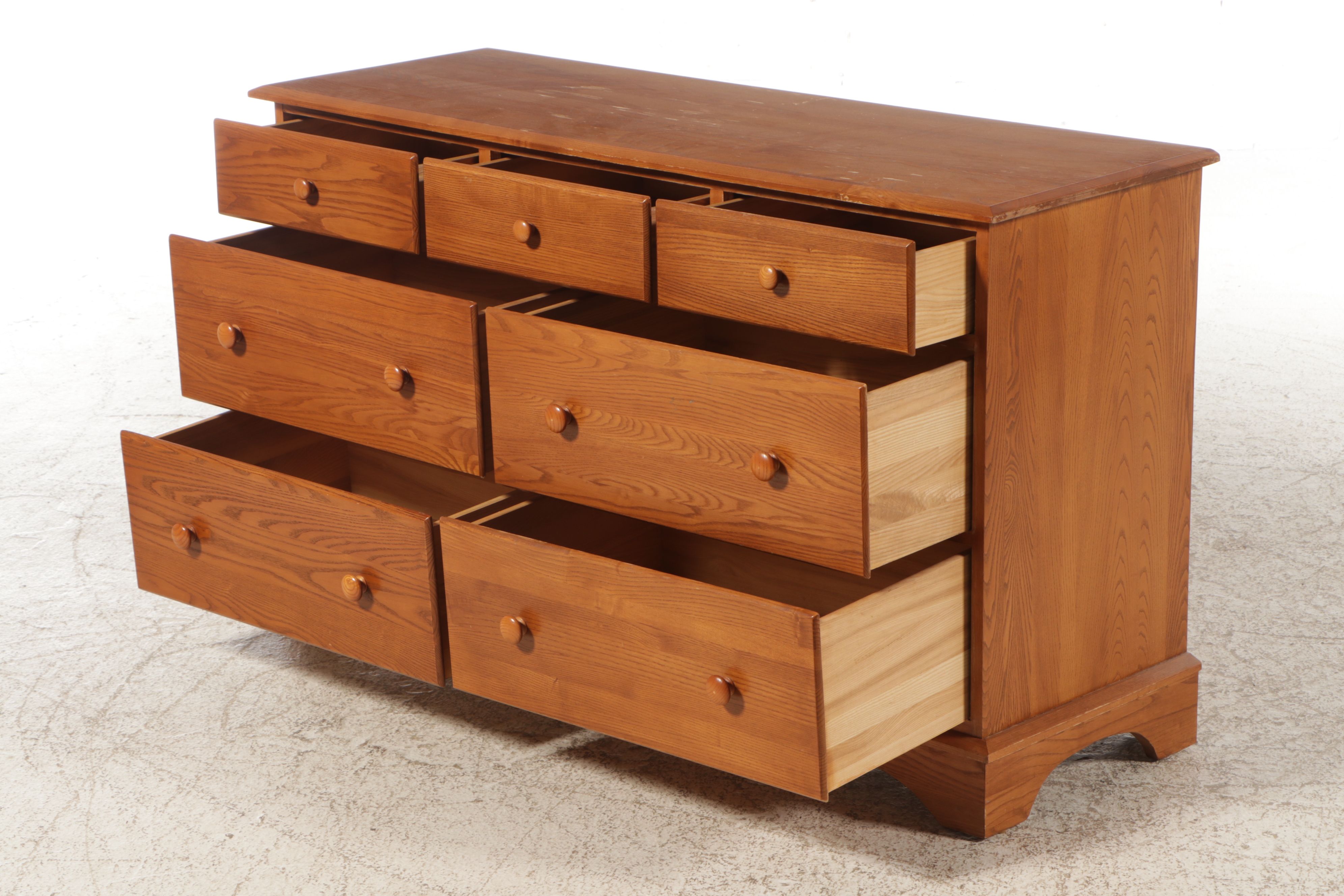 Moosehead Furniture Oak Dresser and Nightstand