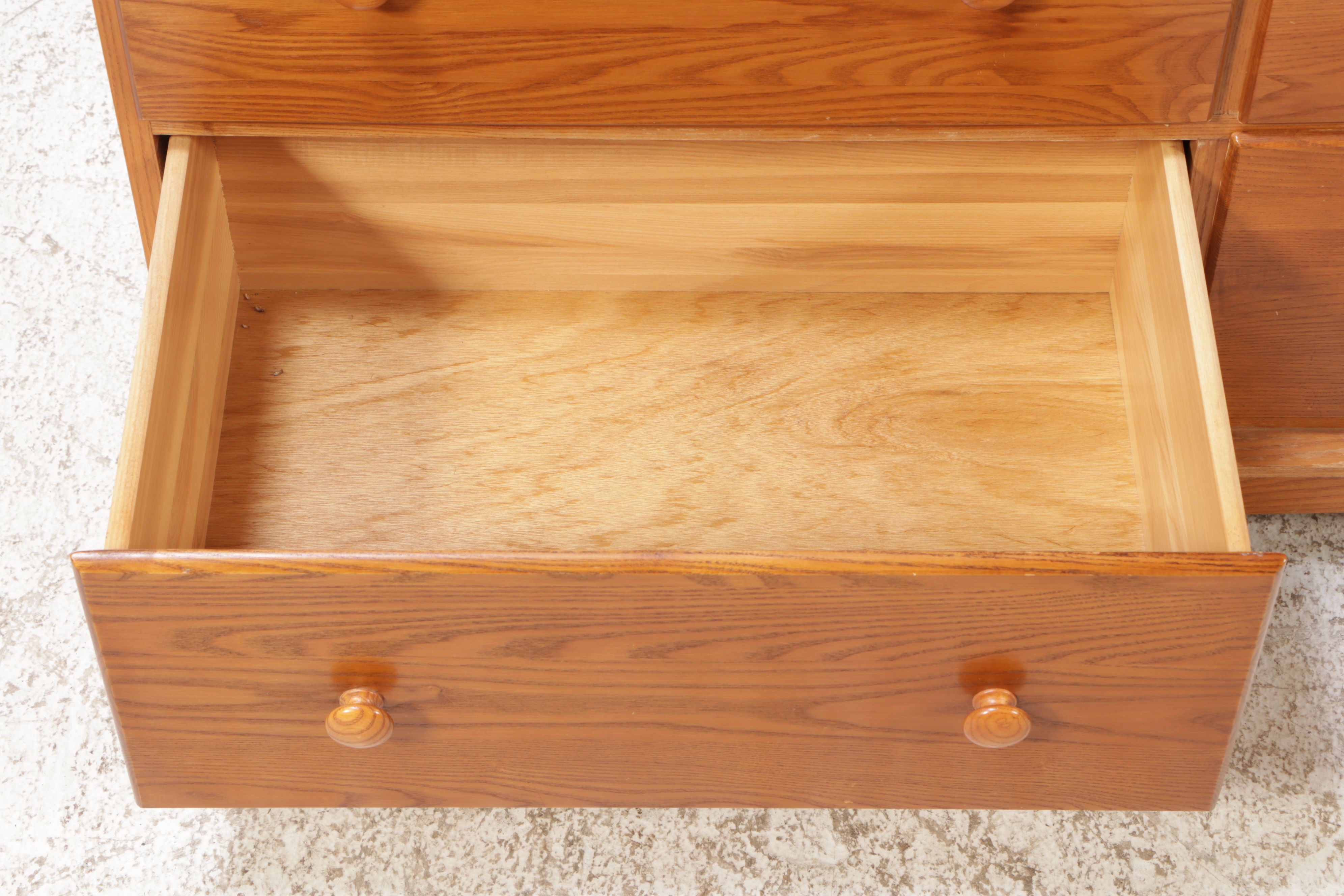 Moosehead Furniture Oak Dresser and Nightstand