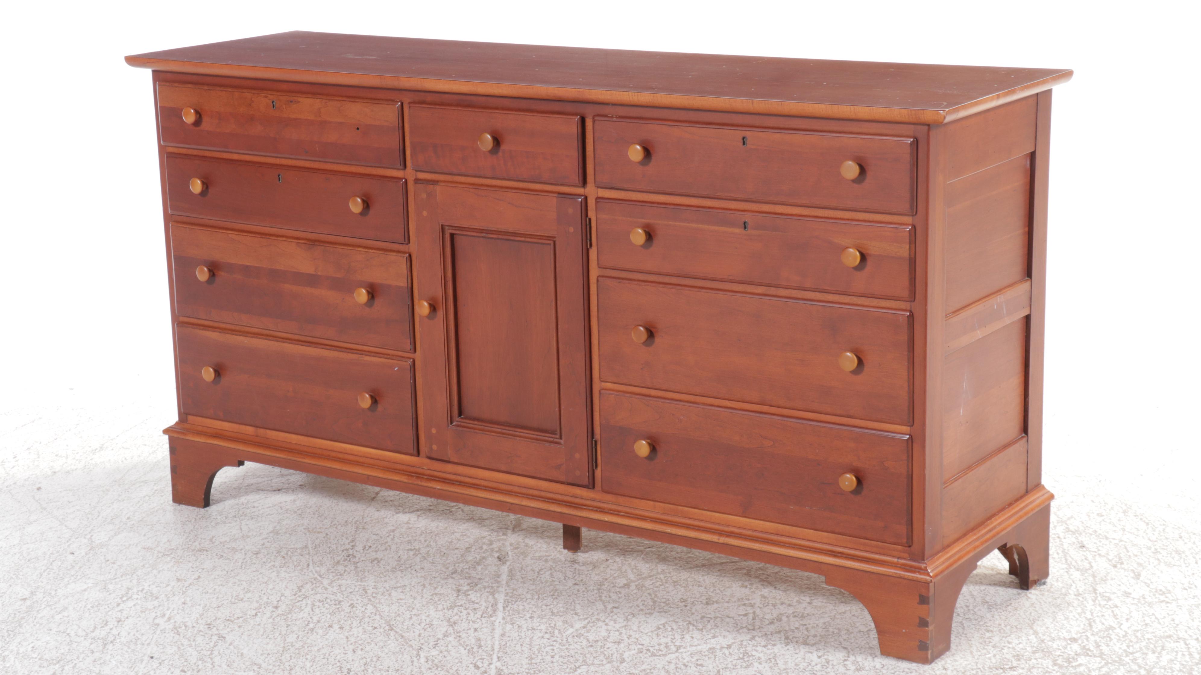 Lexington Shaker Style Cherry Tripple Dresser