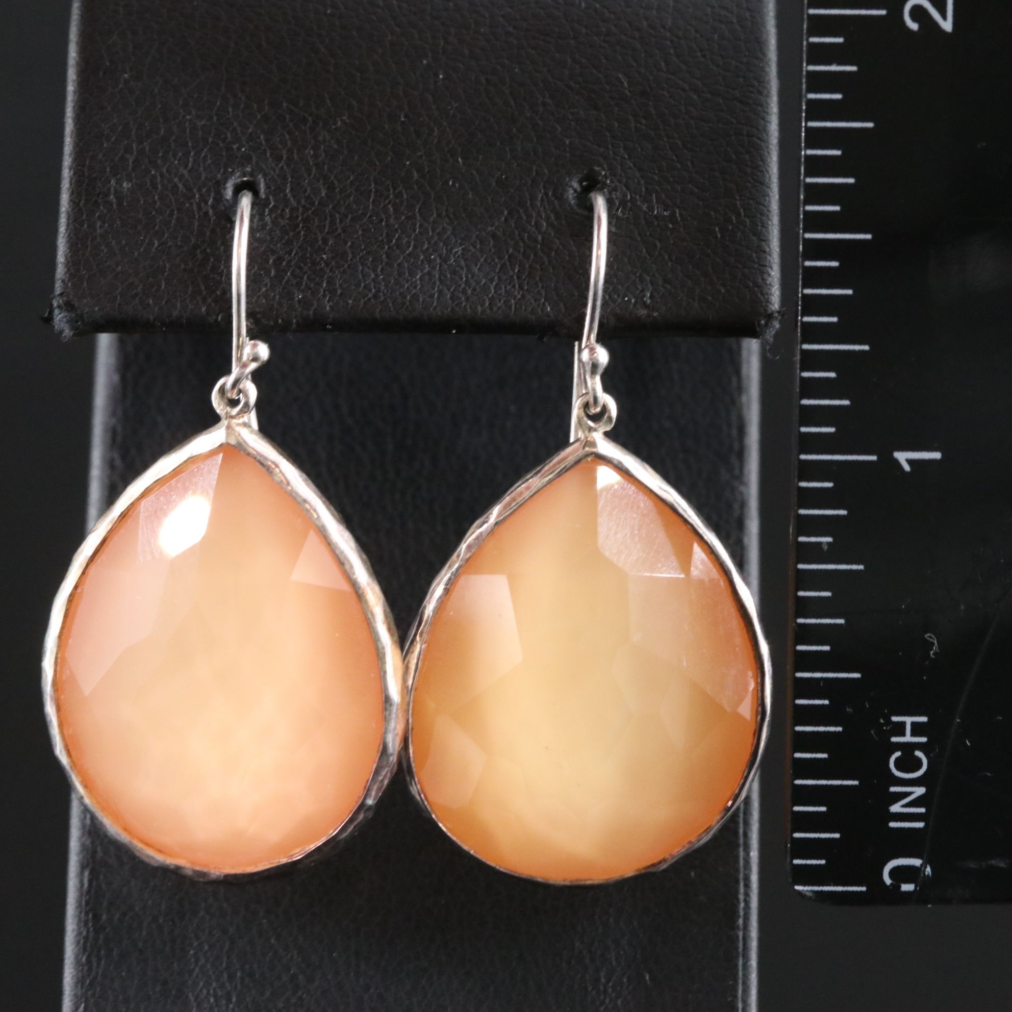 Ippolita Rock Candy Sterling Quartz and Mother of Pearl Teardrop Earrings