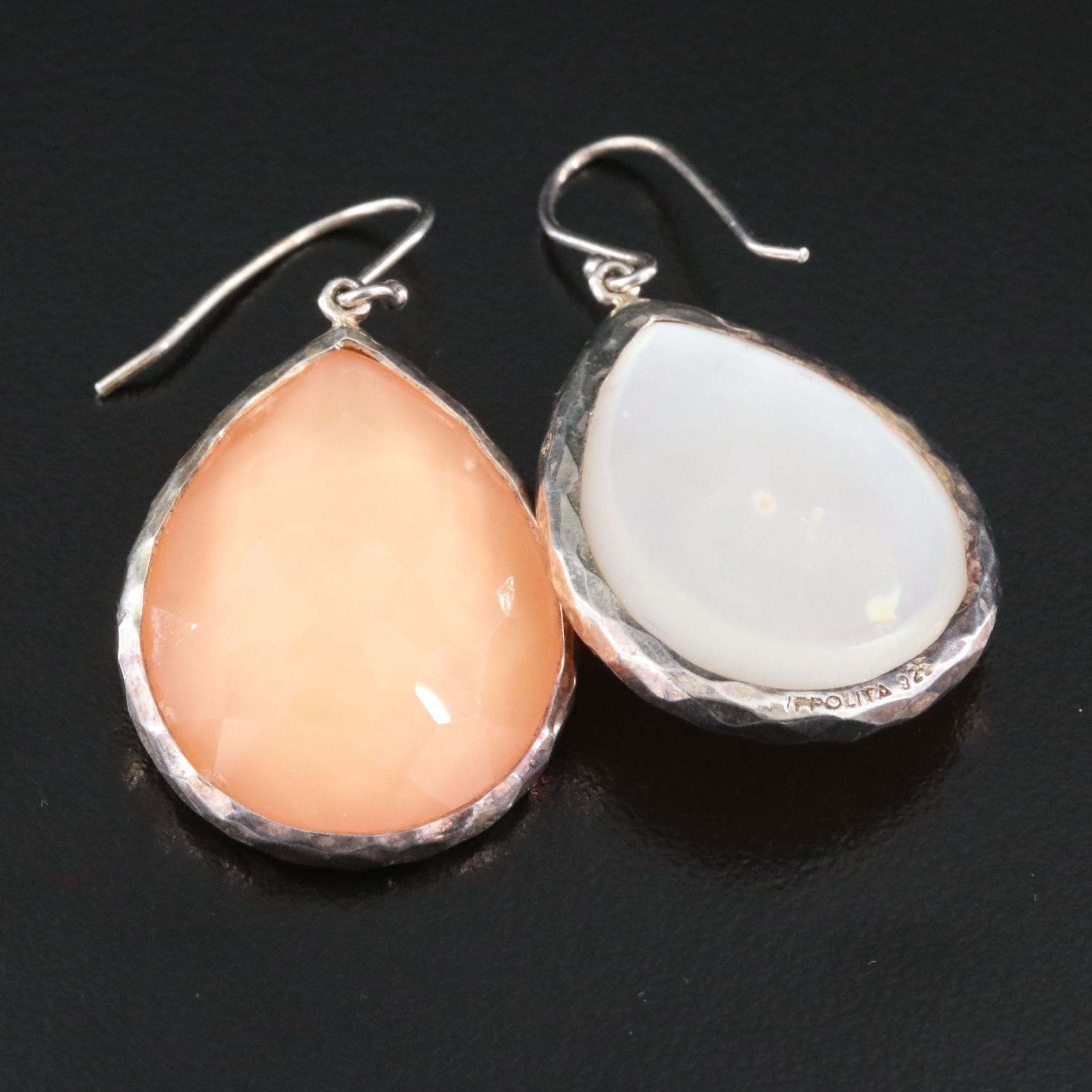 Ippolita Rock Candy Sterling Quartz and Mother of Pearl Teardrop Earrings