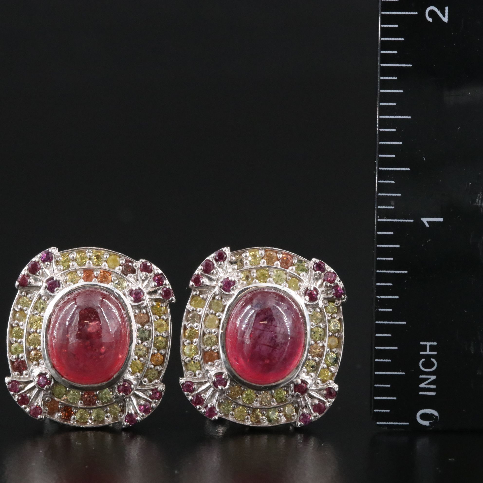 Sterling Gemstone Earrings