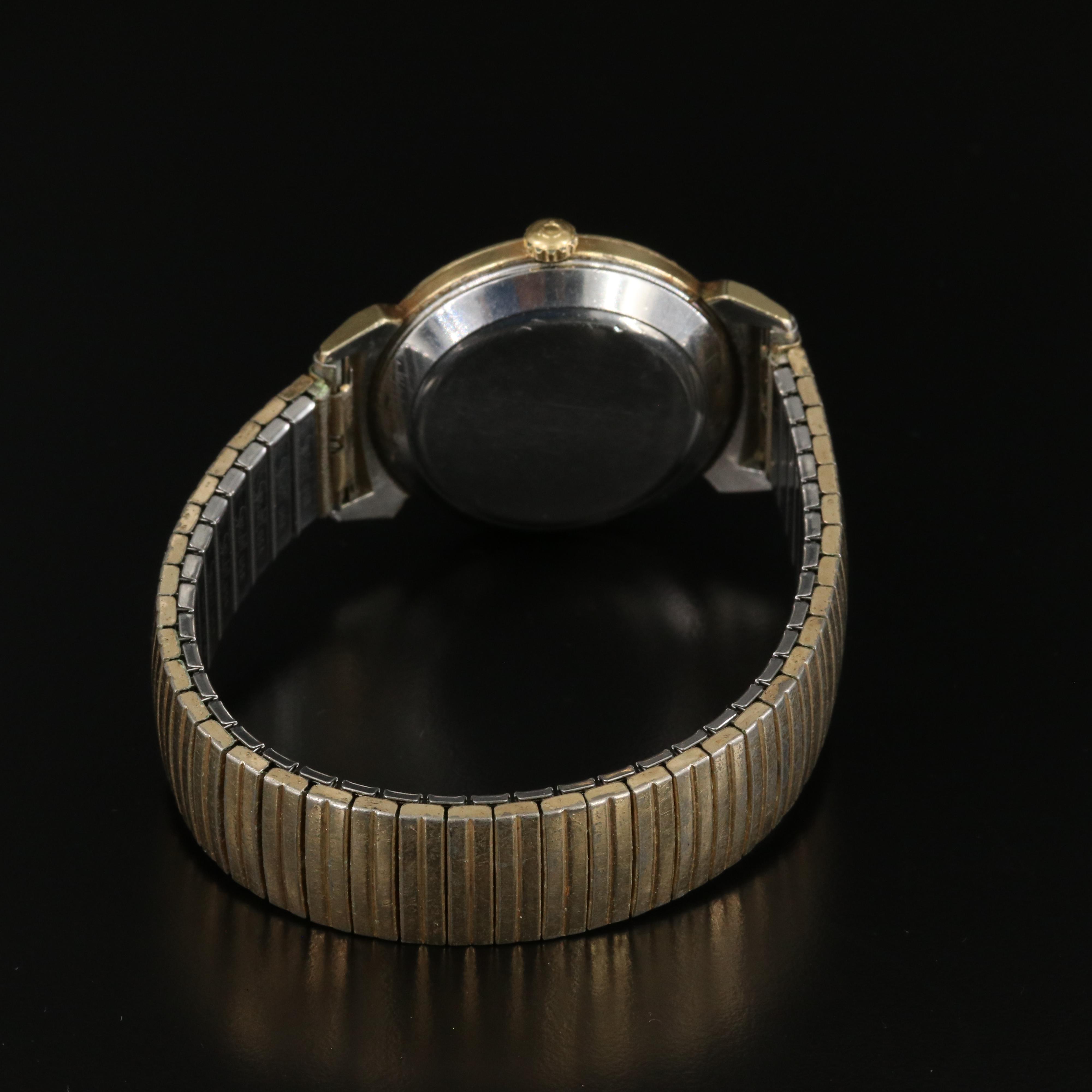 Omega Vintage Seamaster Automatic Gold Cap Horned Lug Case Watch