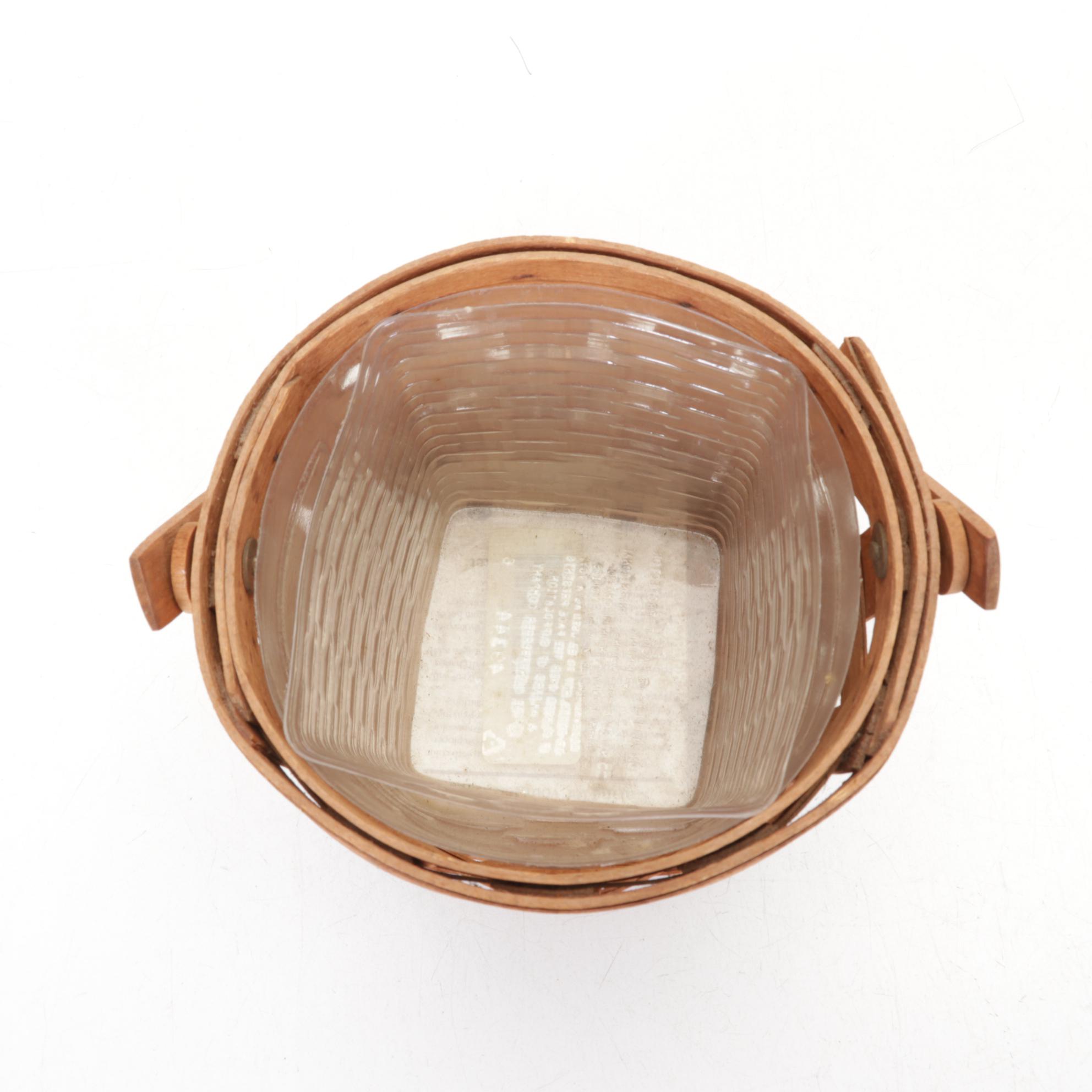 Longaberger Woven Maple Baskets Including Mini Basket and More, 1990s