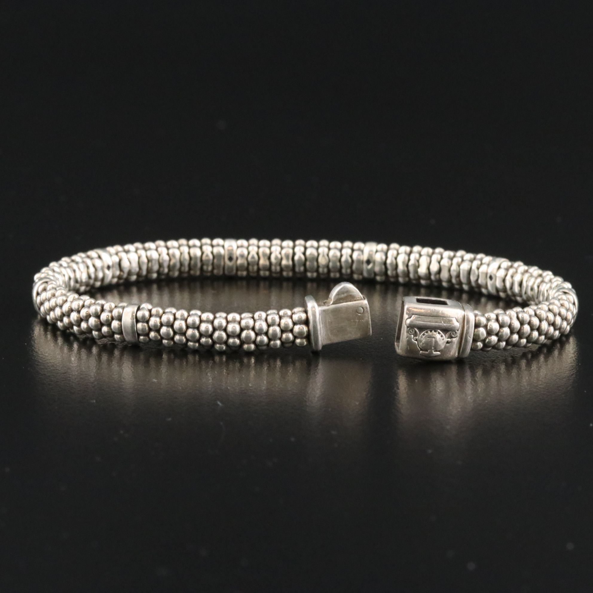 Lagos Signature Caviar Sterling Bracelet