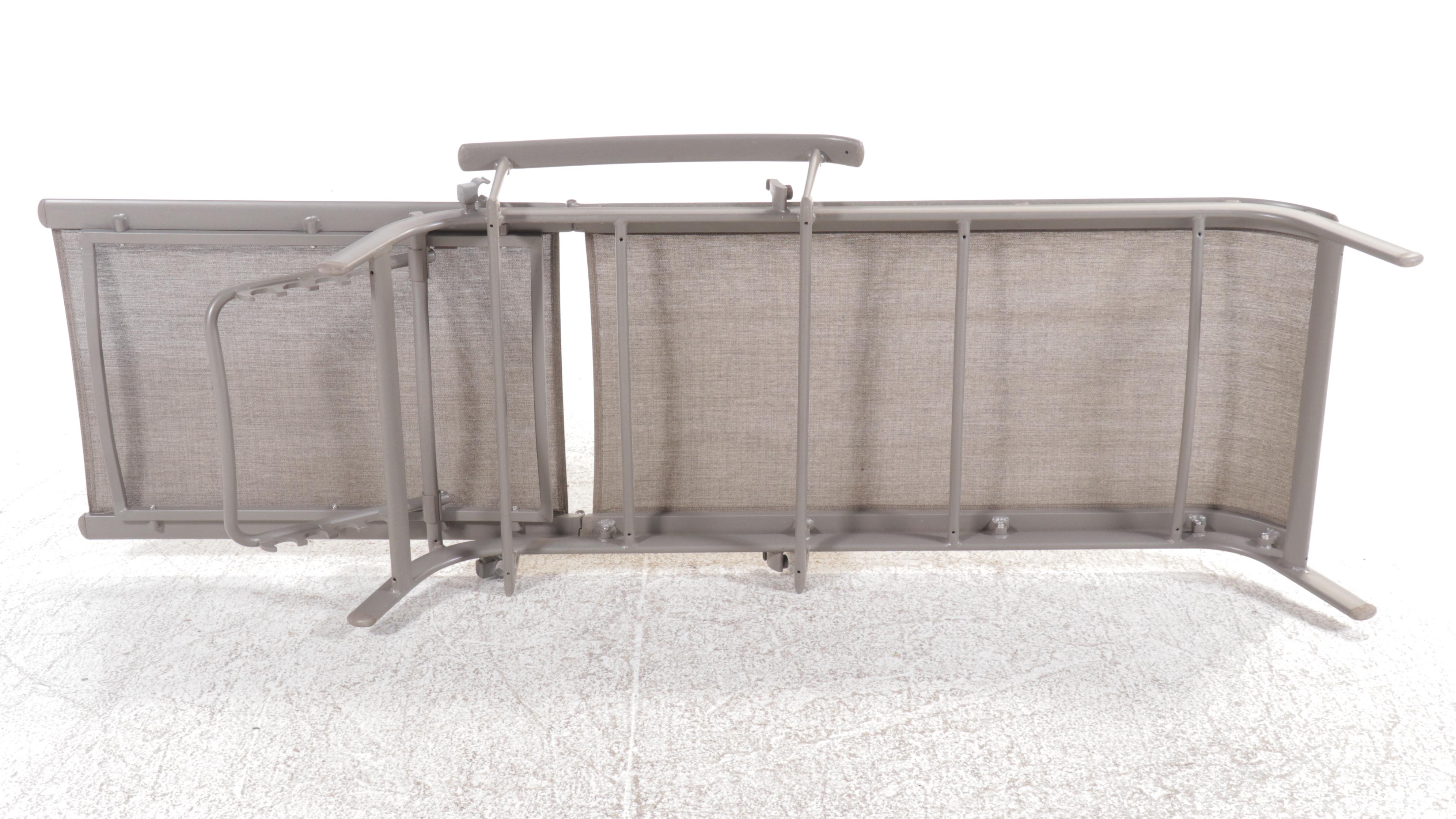 Pair of Mesh Patio Lounge Chairs