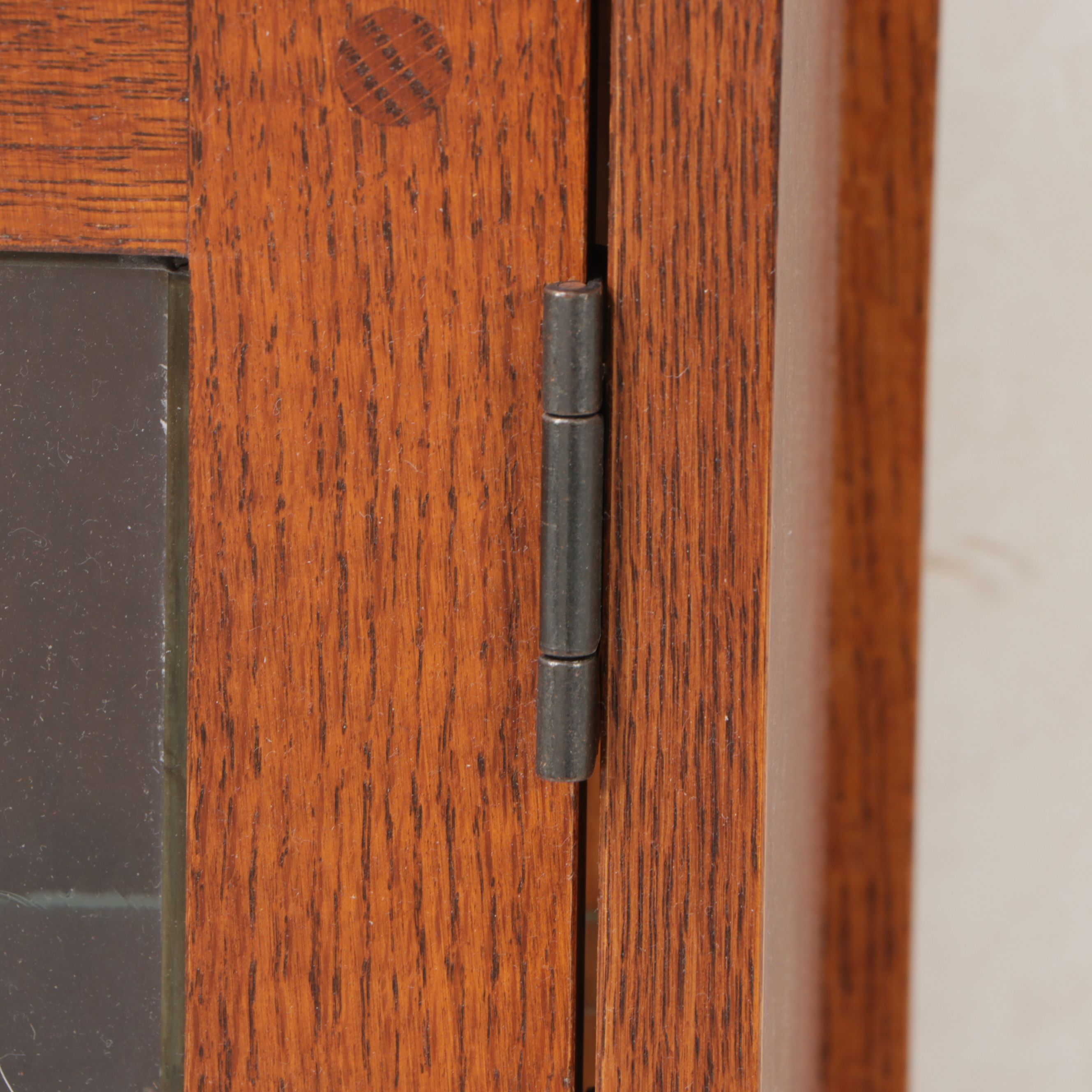 Arts & Crafts Style Oak Wall Cupboard