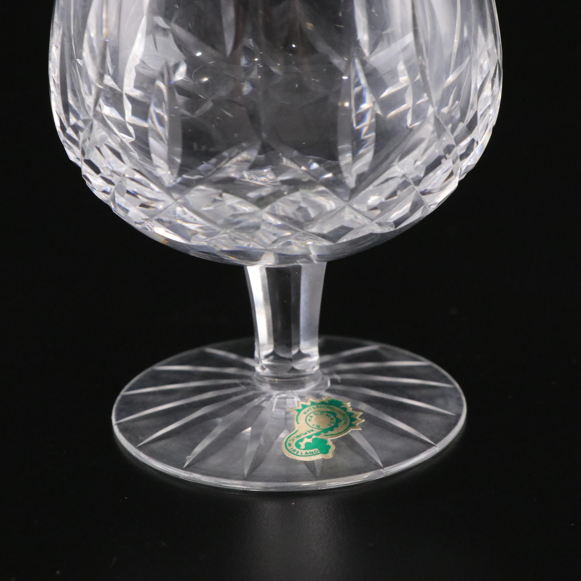 Waterford "Lismore" Crystal Brandy Snifters,Pair