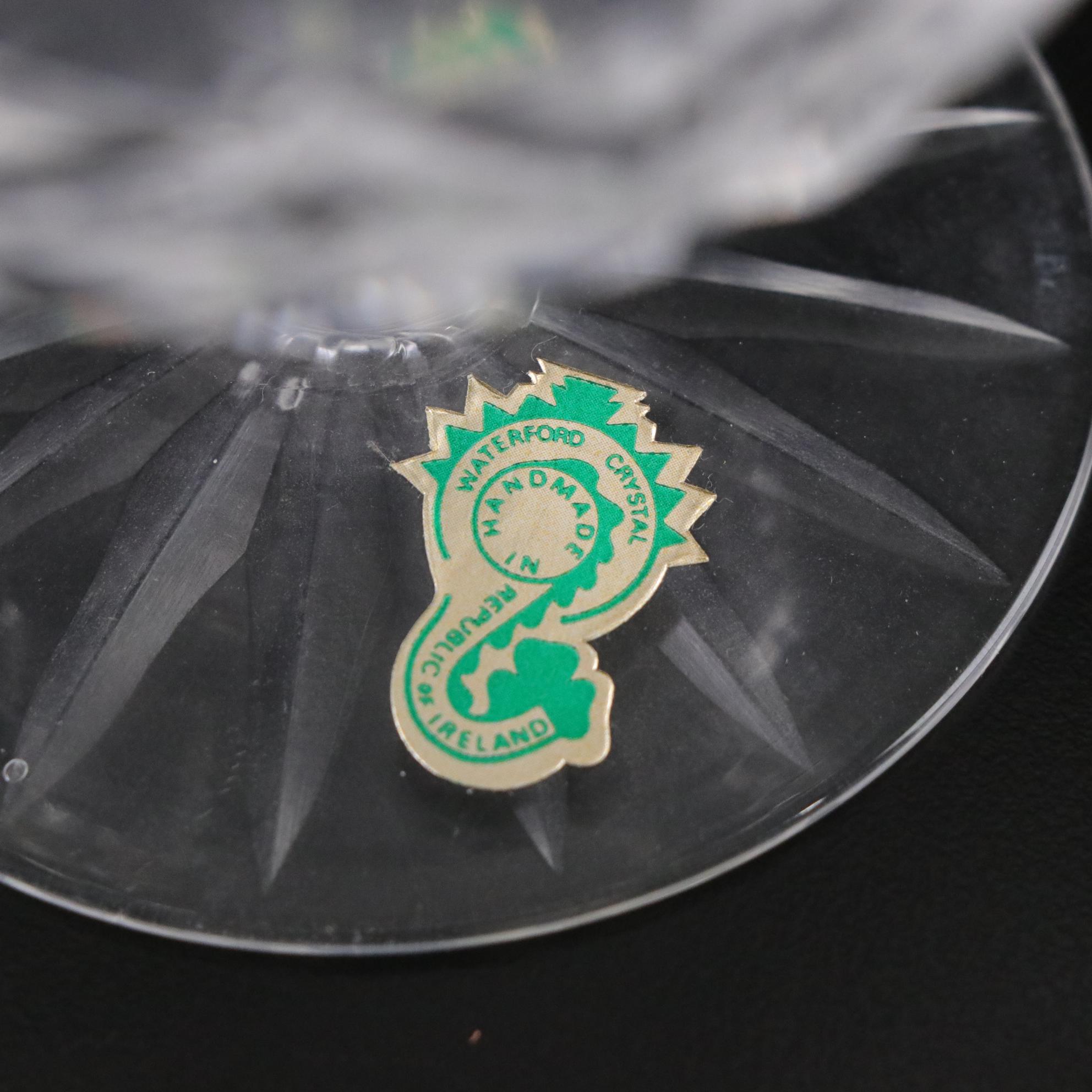 Waterford "Lismore" Crystal Brandy Snifters,Pair