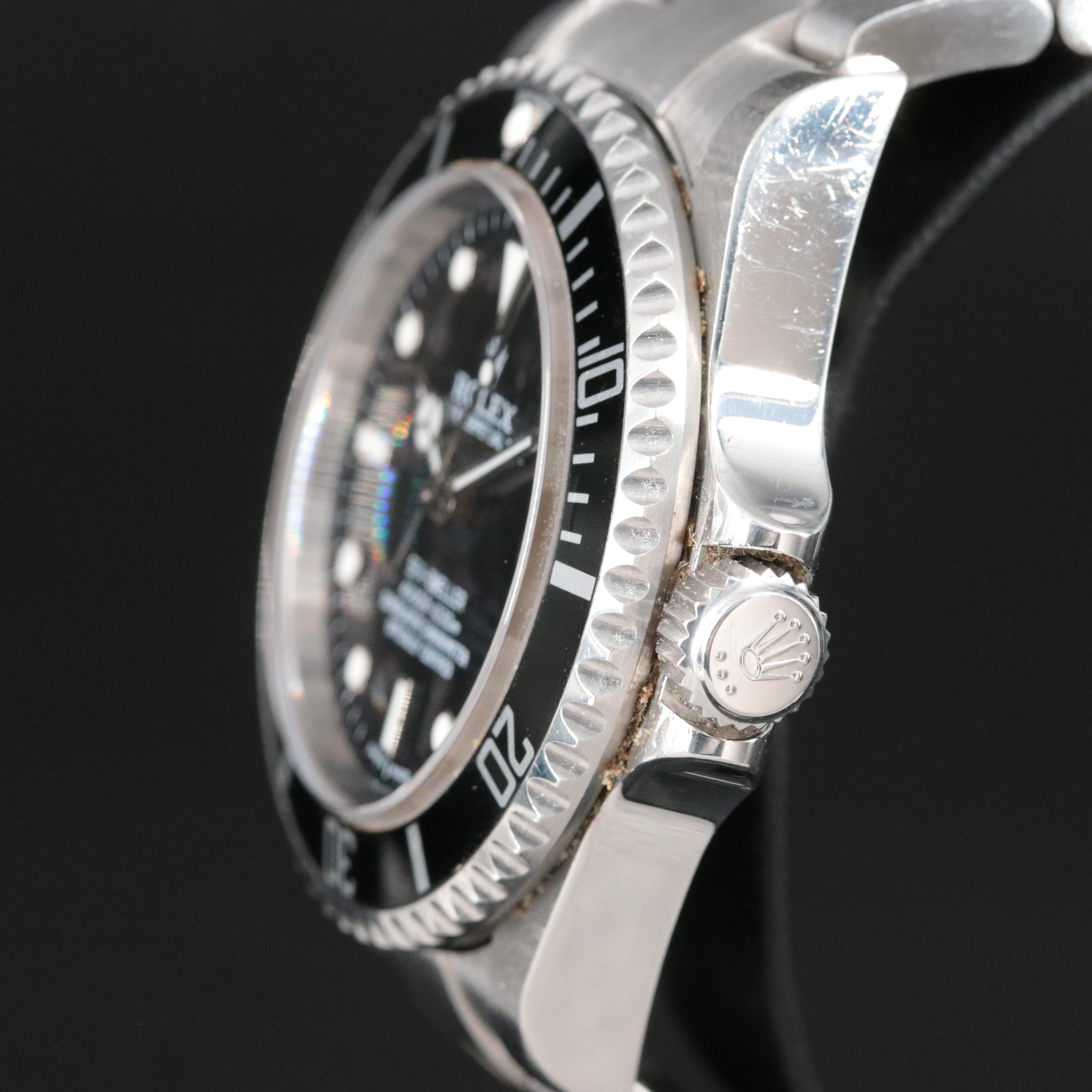 Rolex Sea-Dweller 16600 2006 Date 4000 ft Dive Watch