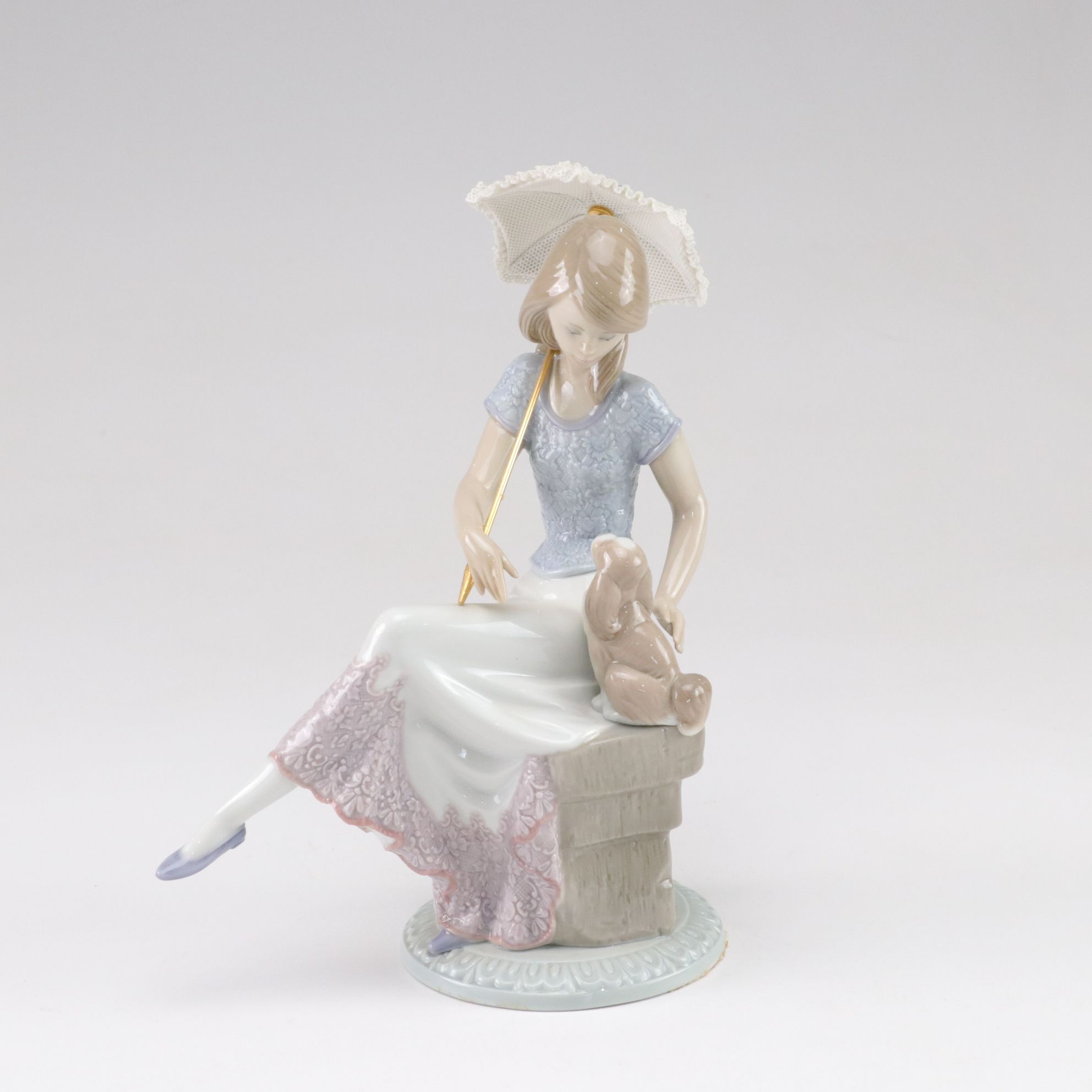 Lladró "Summer Stroll"  & "Picture Perfect" Porcelain Figurines
