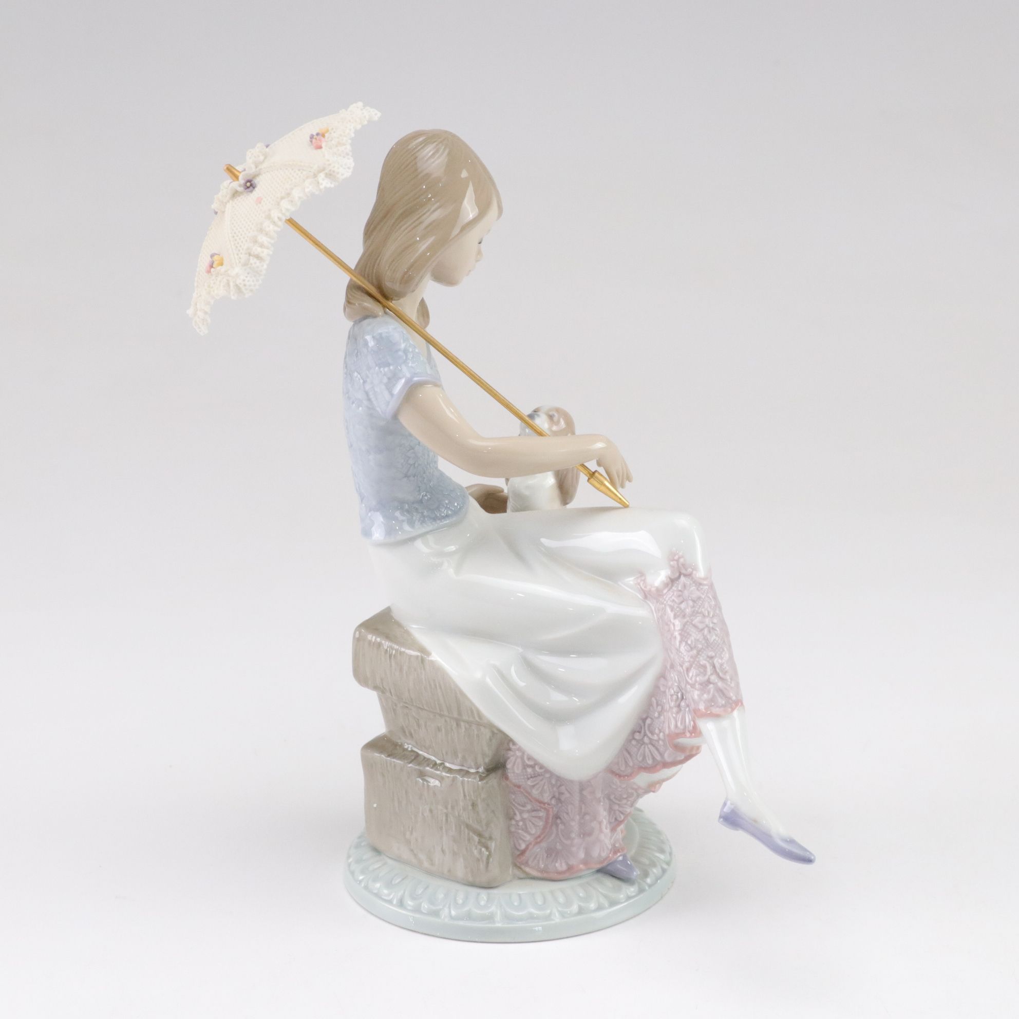 Lladró "Summer Stroll"  & "Picture Perfect" Porcelain Figurines