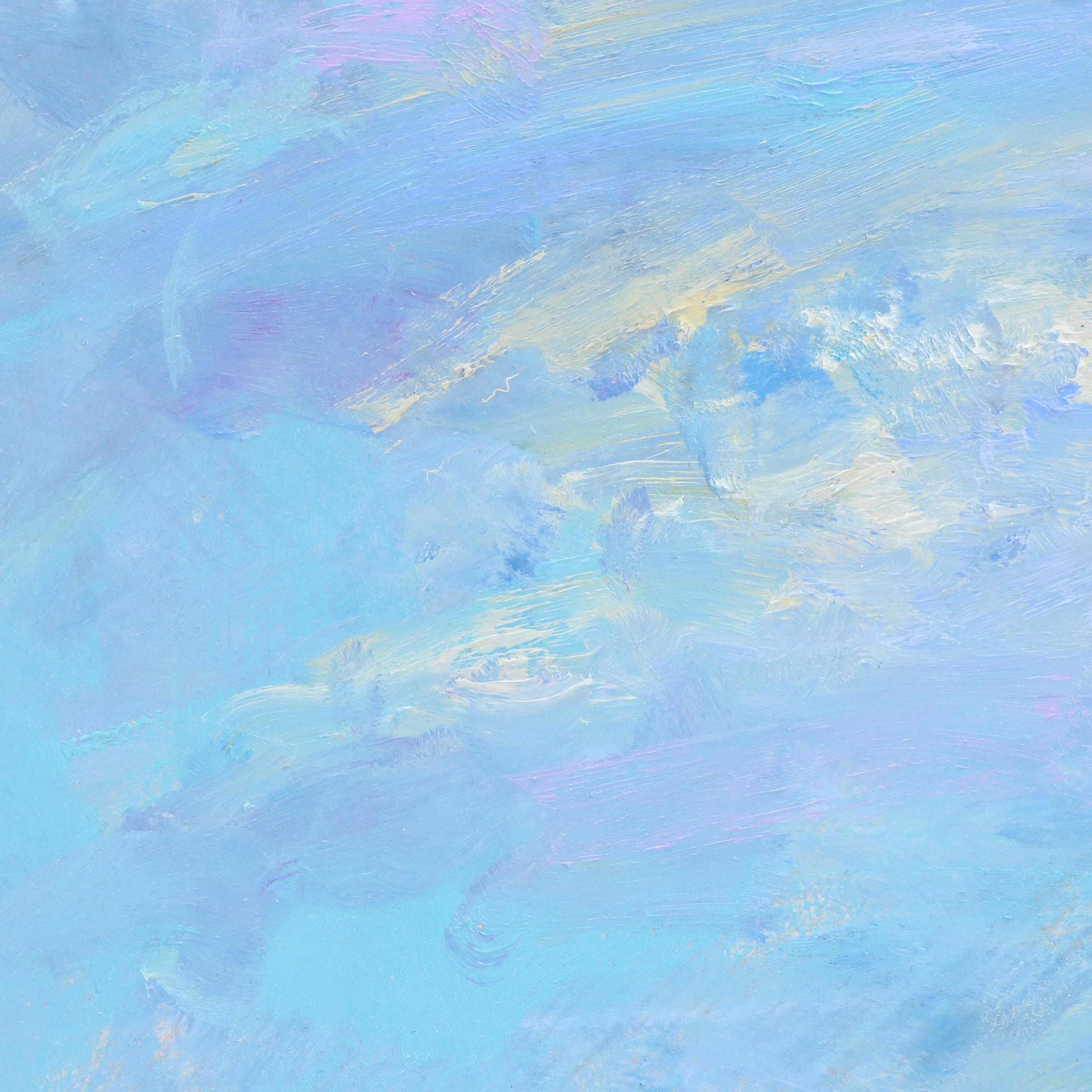 Nino Pippa Seascape Oil Painting "North Carolina Seagulls," 2019