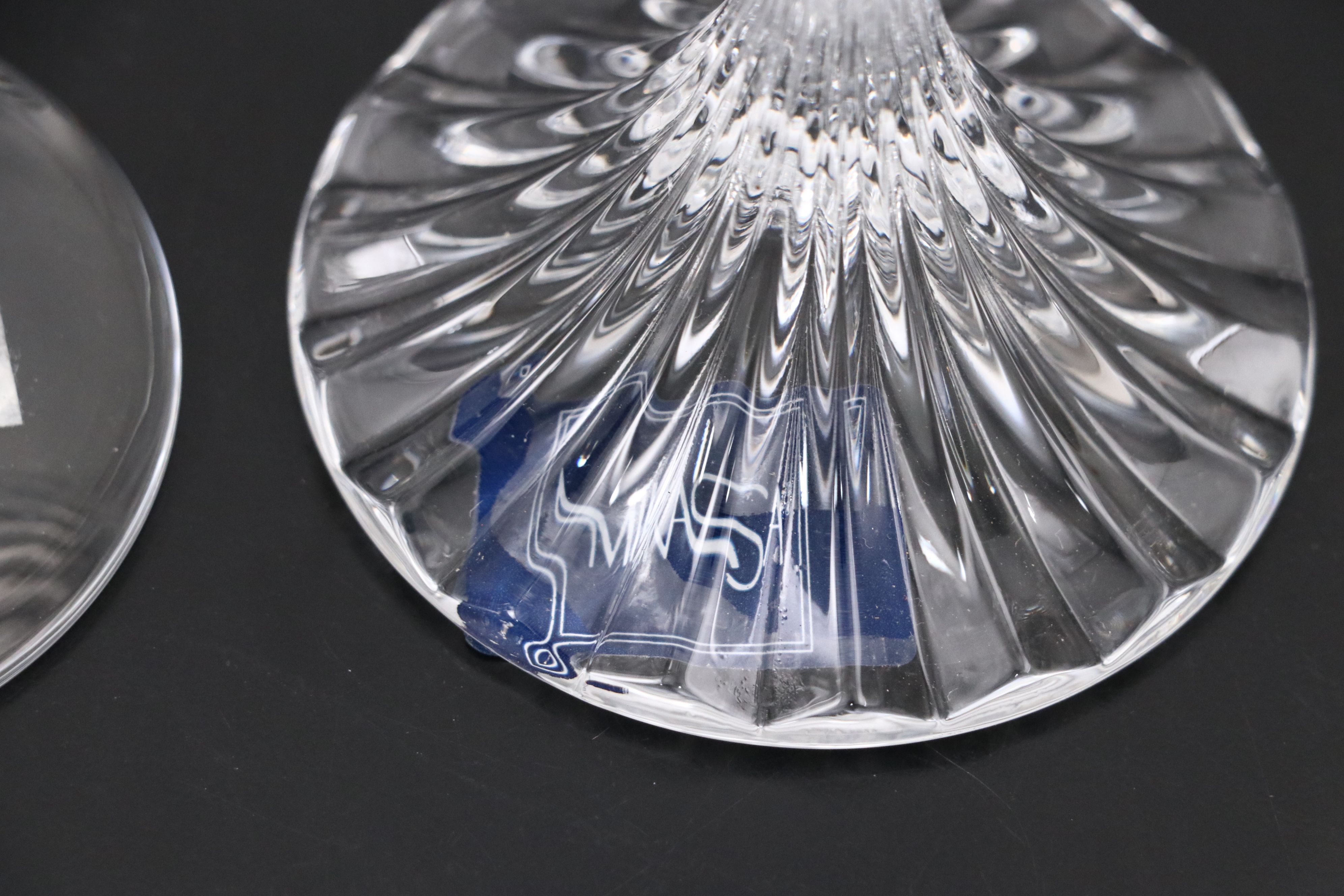 Atlantis "Fantasy" Crystal Glasses with Mikasa "Park Lane" Wine Glasses