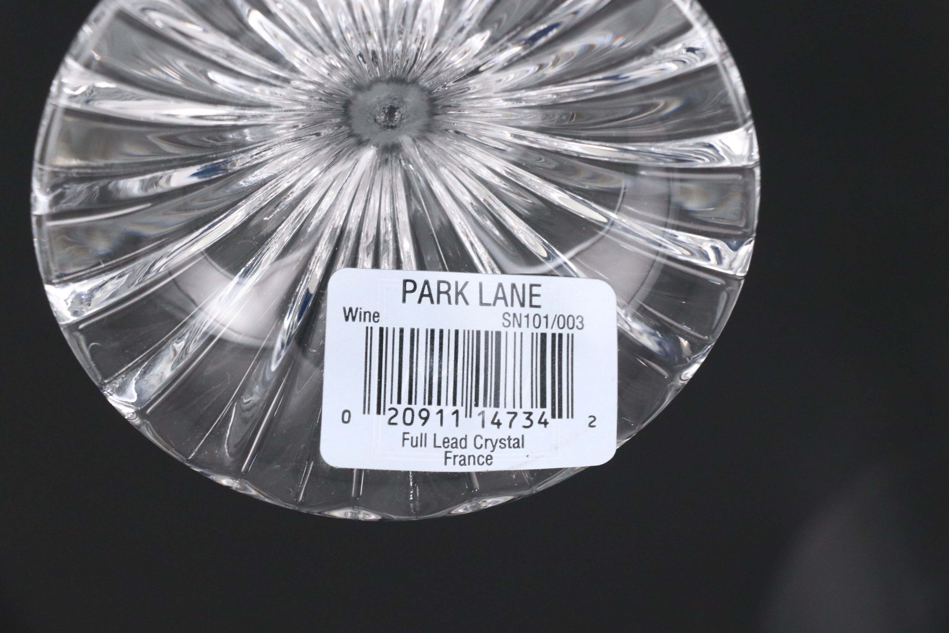 Atlantis "Fantasy" Crystal Glasses with Mikasa "Park Lane" Wine Glasses