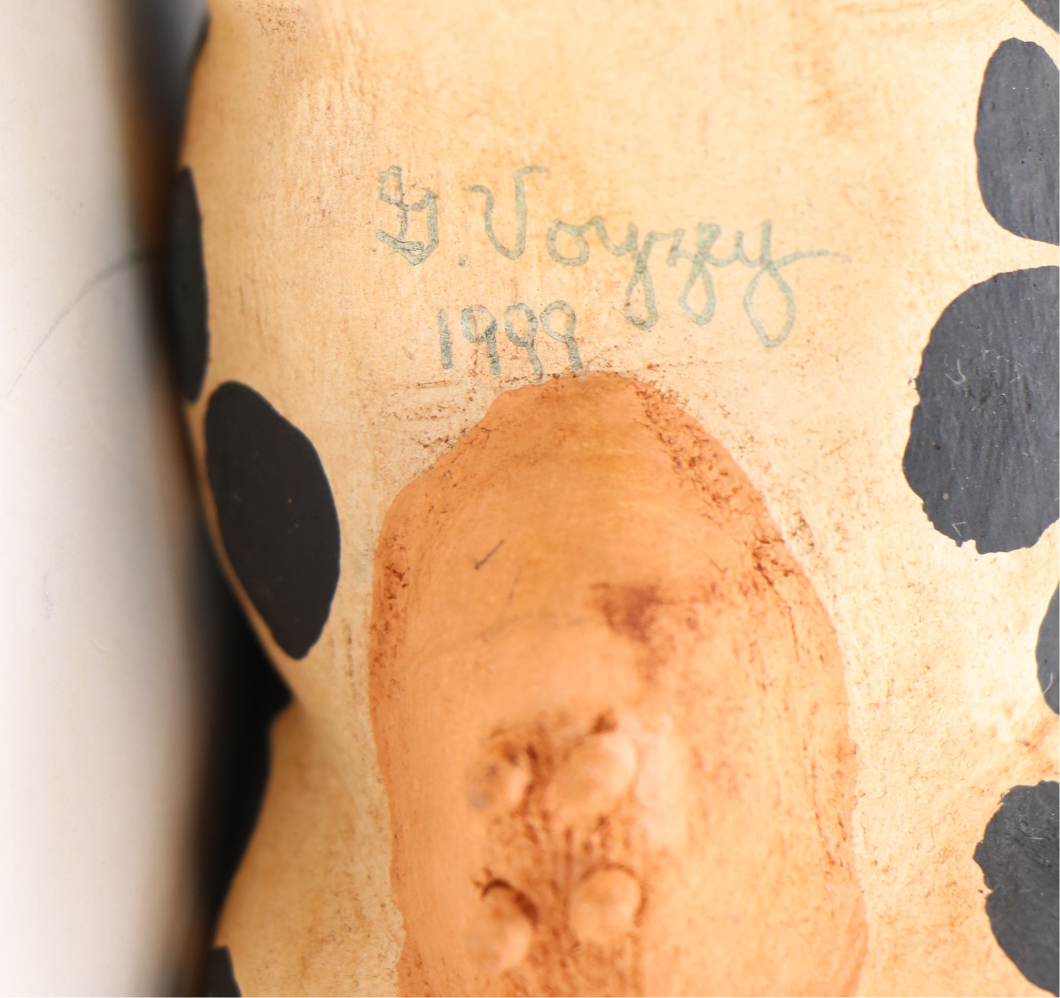 G. Voyzey Hand-Carved Folk Art Style Wooden Cow Figures