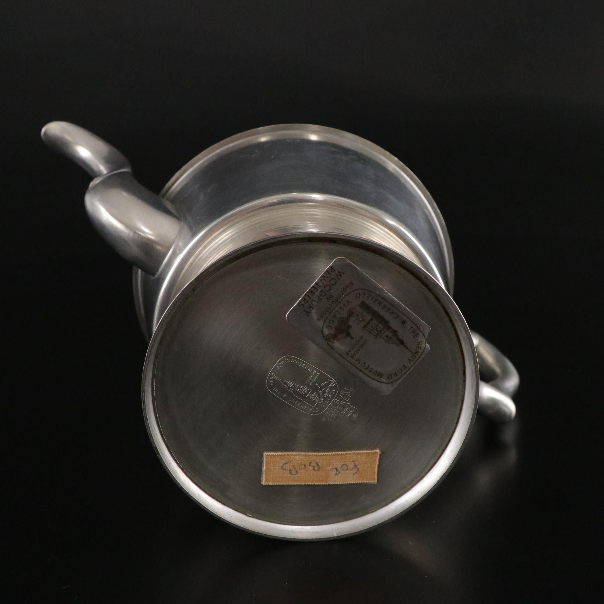 Woodbury Pewterers for Henry Ford Museum Coffee and Tea Service