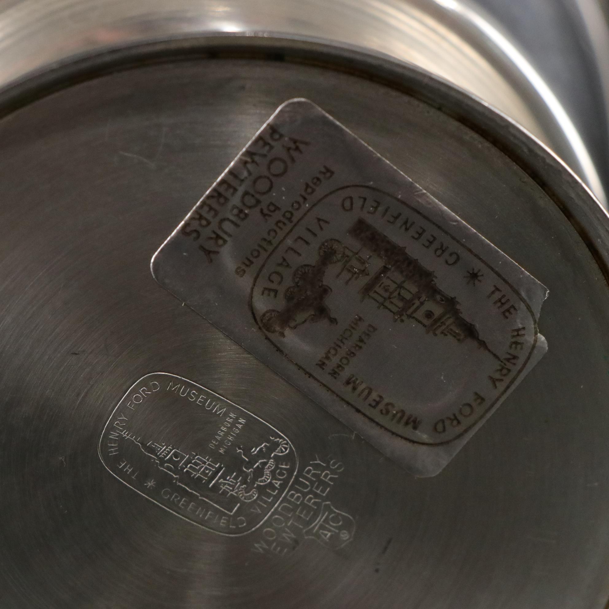 Woodbury Pewterers for Henry Ford Museum Coffee and Tea Service