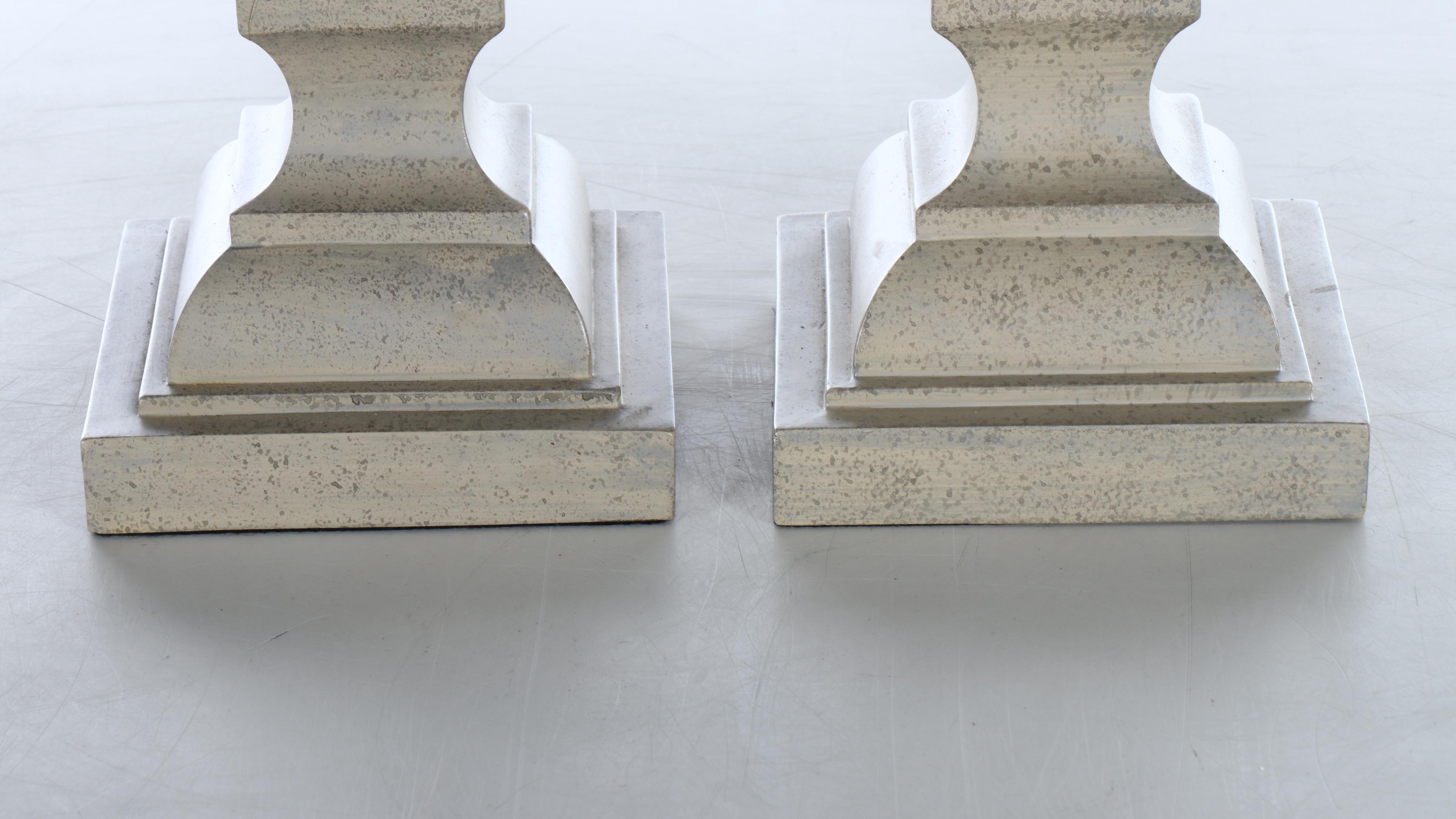 Obelisk Plaster Table Lamps