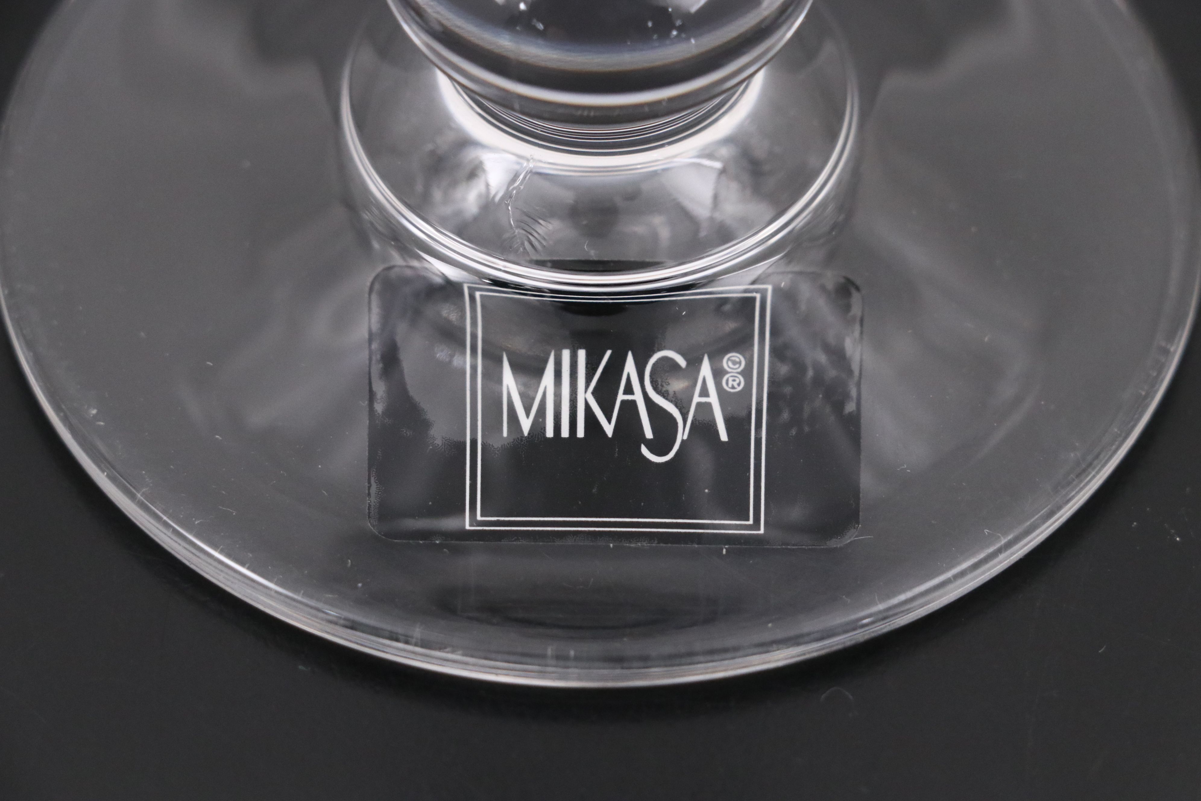 Mikasa "French Countryside" Crystal Wine Glasses
