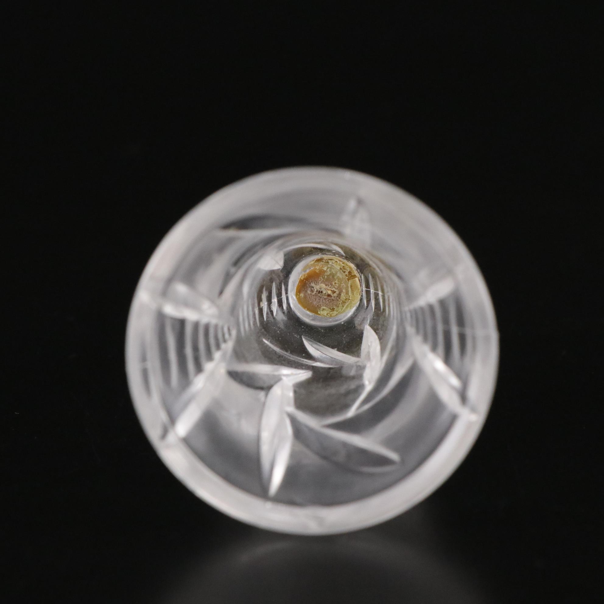 Glassware with Avon, Cambridge "Rose Point" and Tiffin "Cherokee Rose"