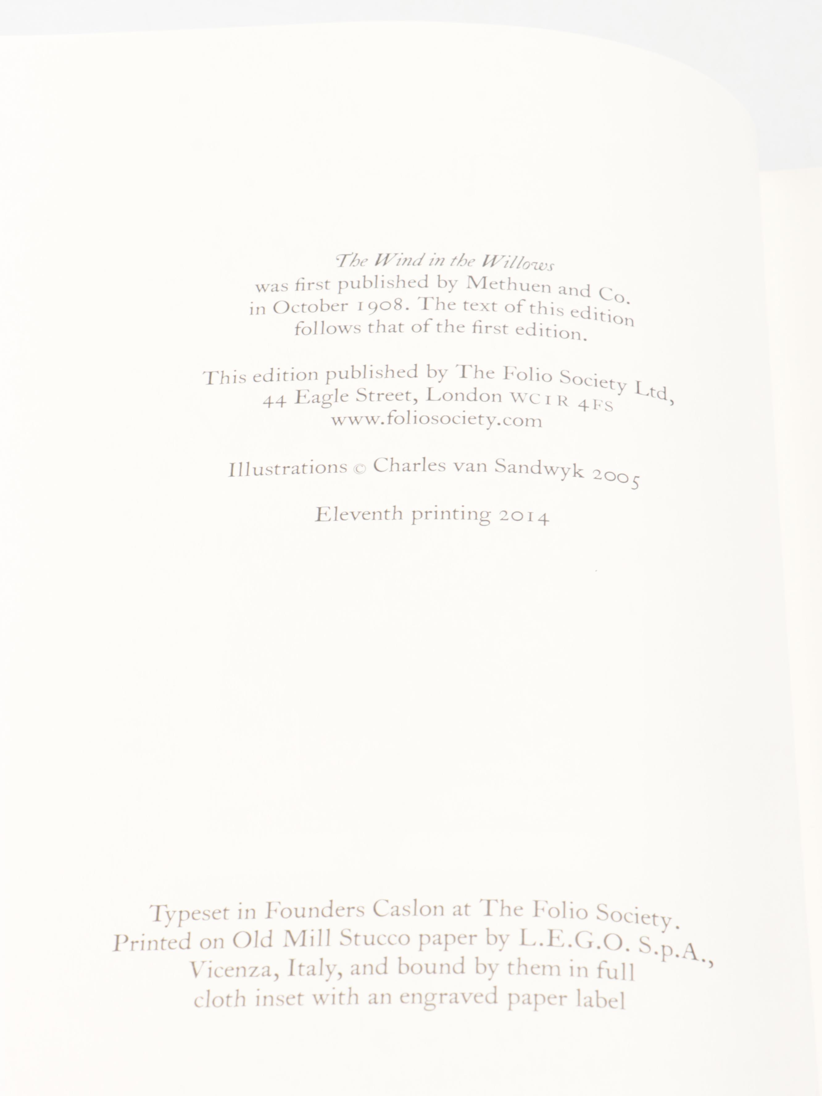 Folio Society "The Princess Bride" and "The Wind in the Willows"