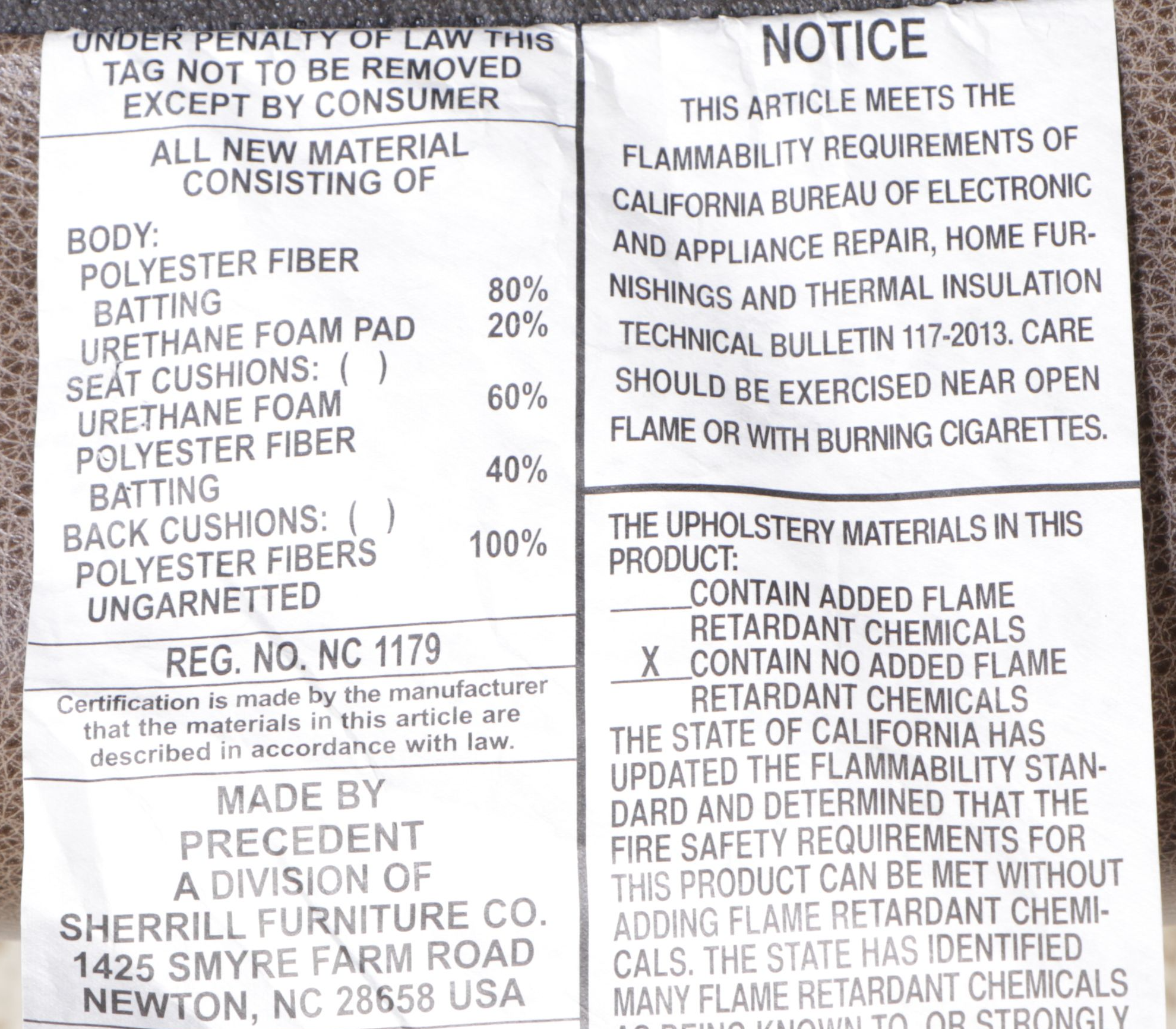 Sherrill Furniture Co. Alligator Embossed Leather Wingback Armchair