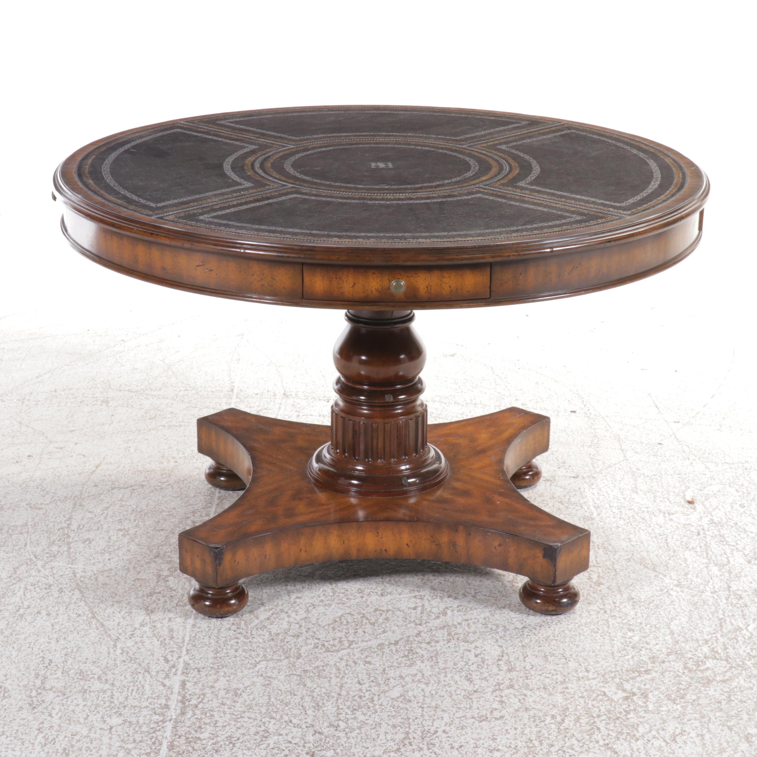 Regency Style Maitland-Smith Games Table and Powell Chairs