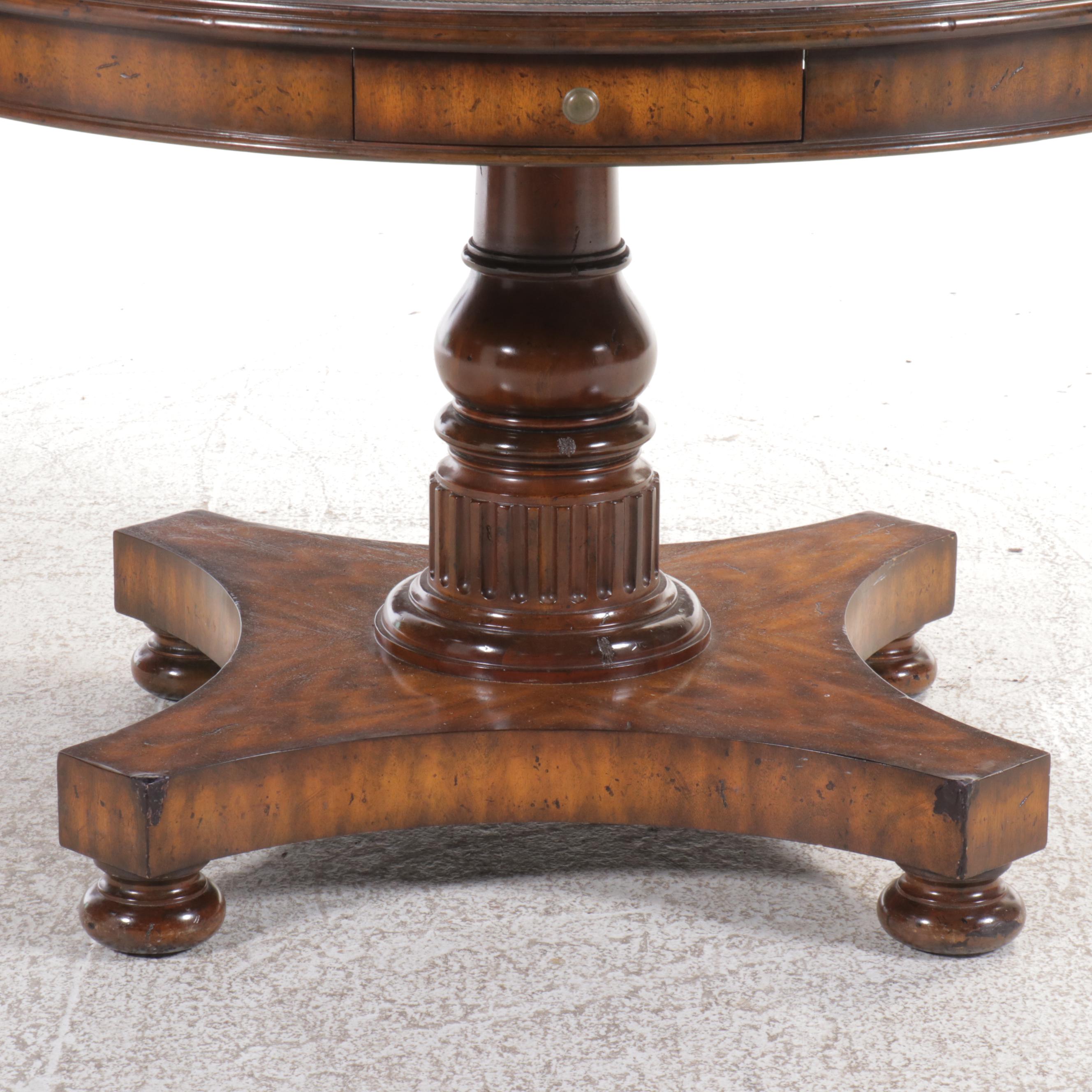 Regency Style Maitland-Smith Games Table and Powell Chairs