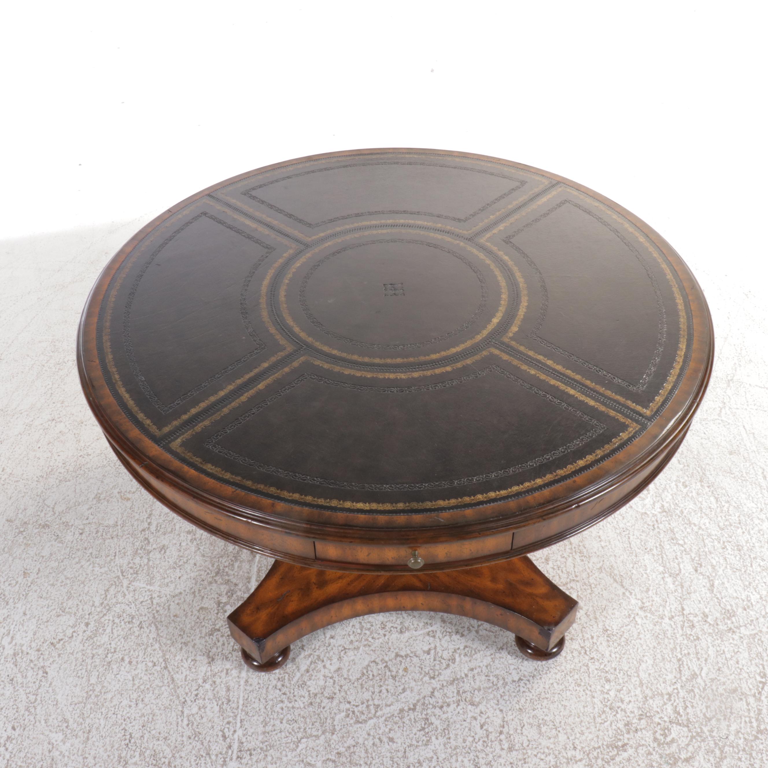 Regency Style Maitland-Smith Games Table and Powell Chairs