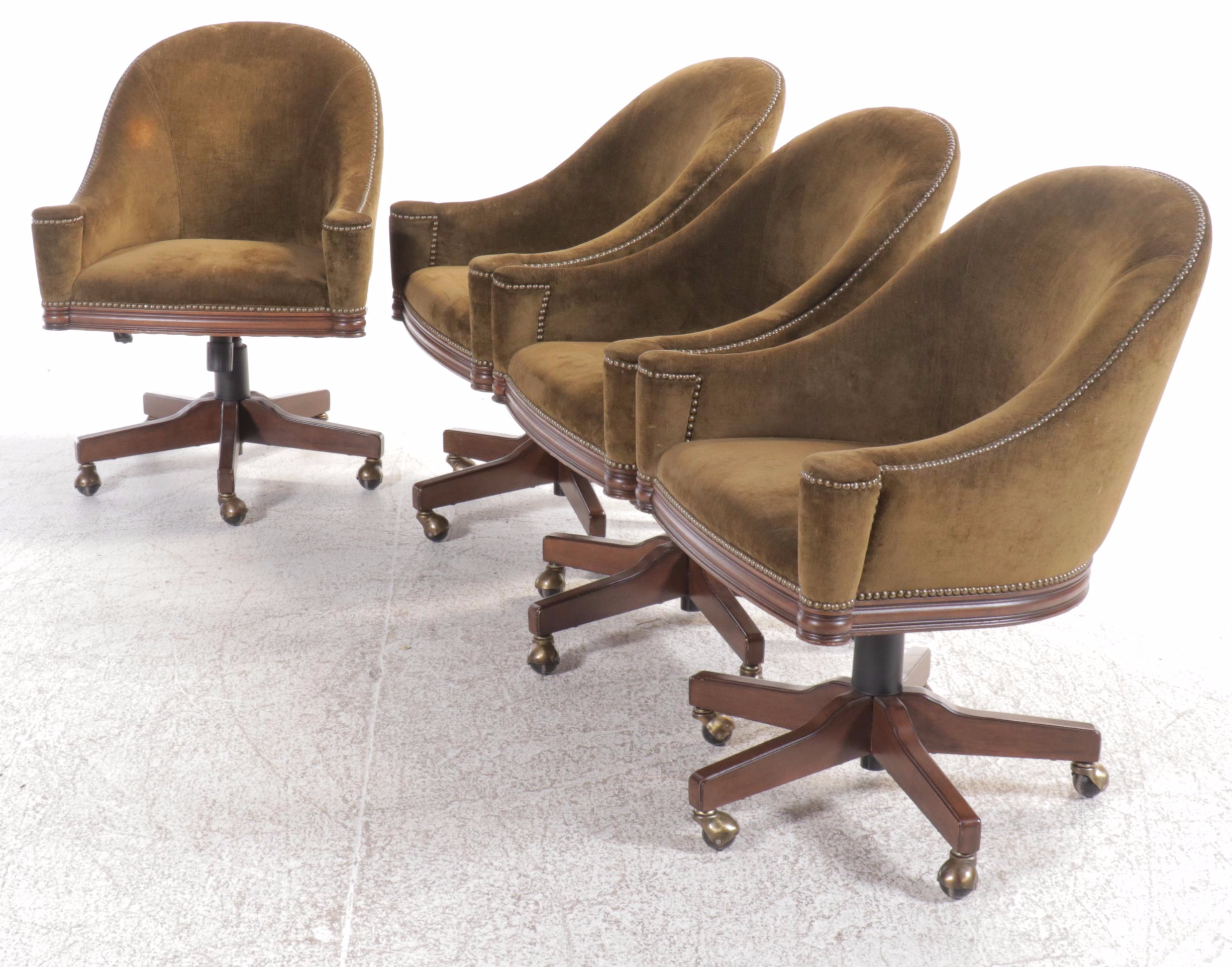 Regency Style Maitland-Smith Games Table and Powell Chairs