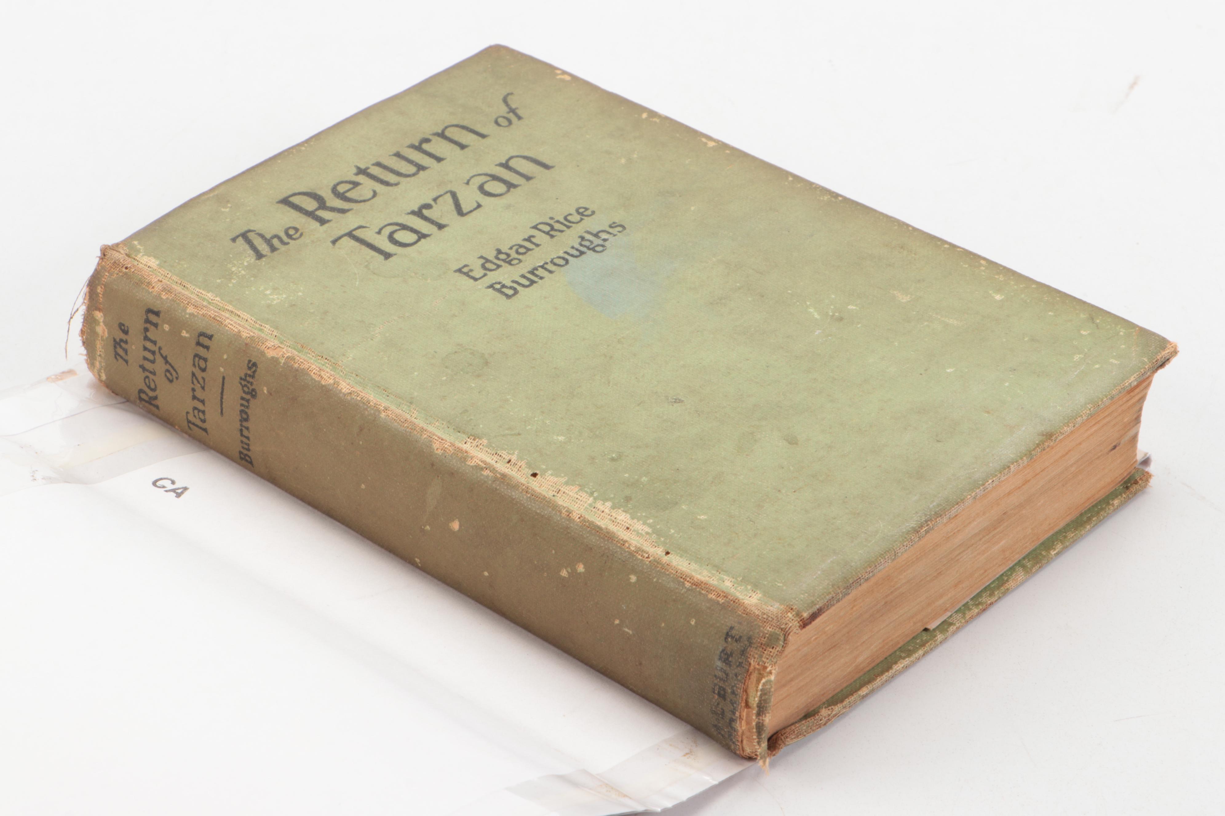 "The Return of Tarzan" by Edgar Rice Burroughs, circa 1917