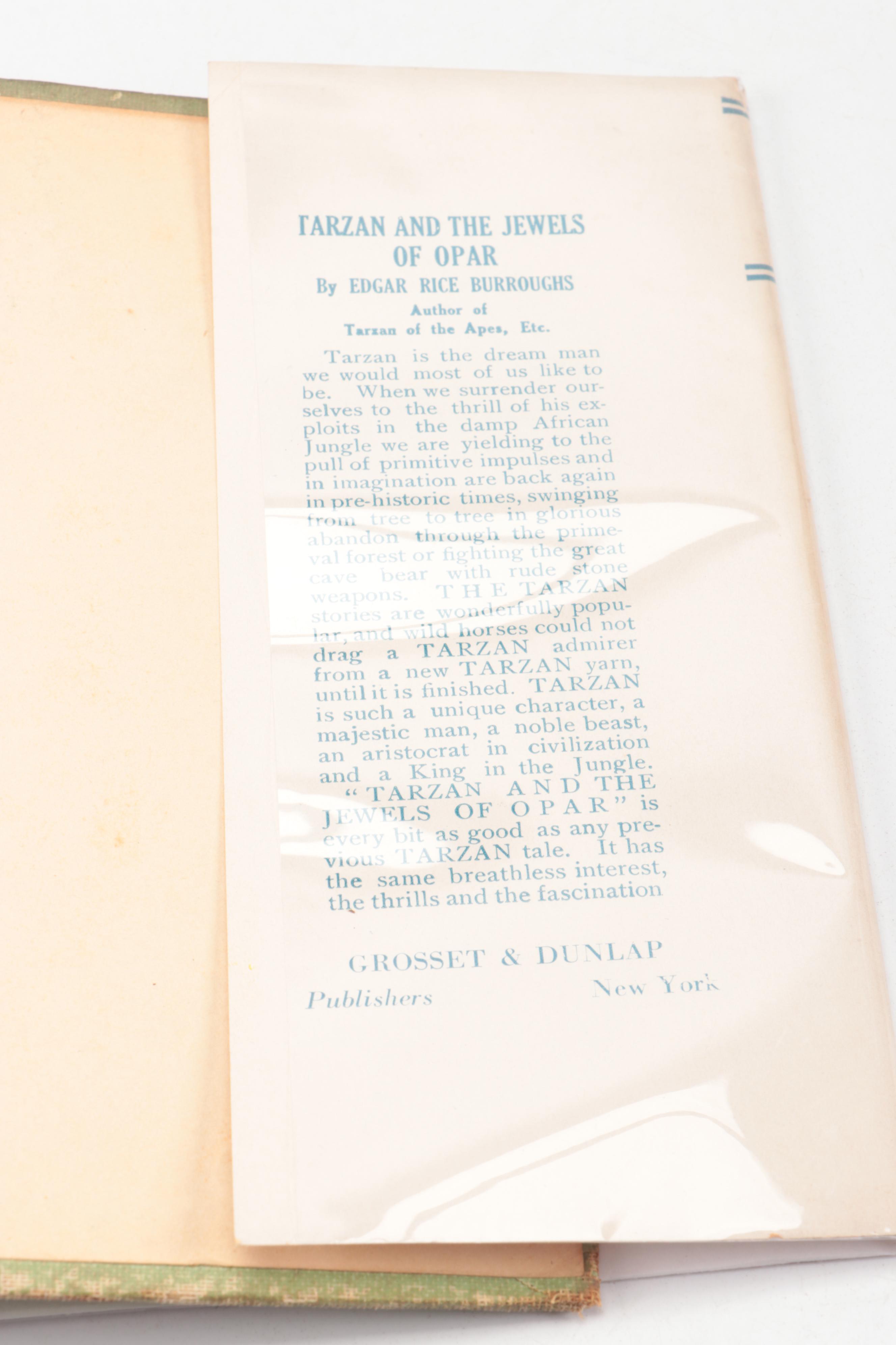 "The Return of Tarzan" by Edgar Rice Burroughs, circa 1917