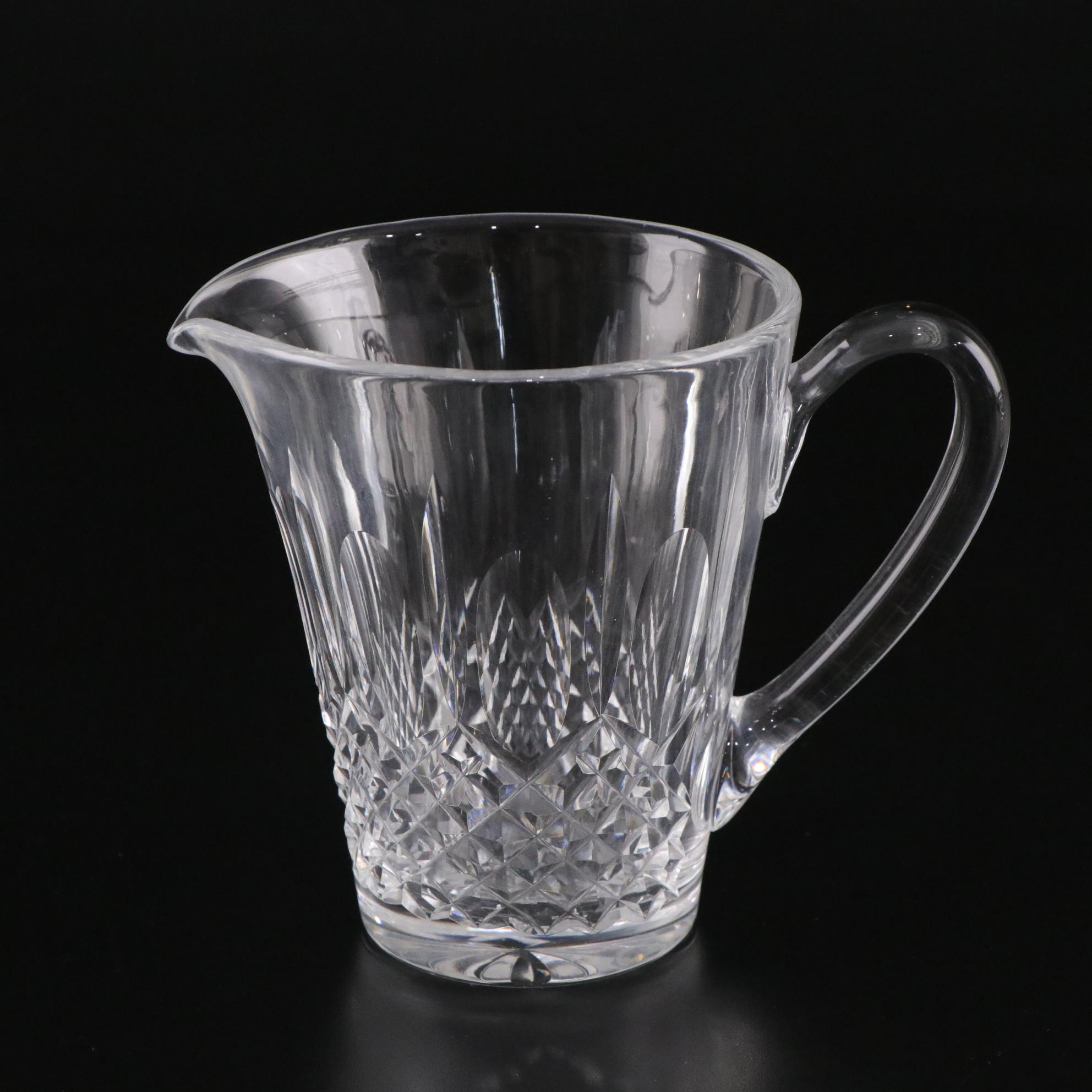Waterford "Kenmare" Crystal Pitcher with Two Crystal Bowls