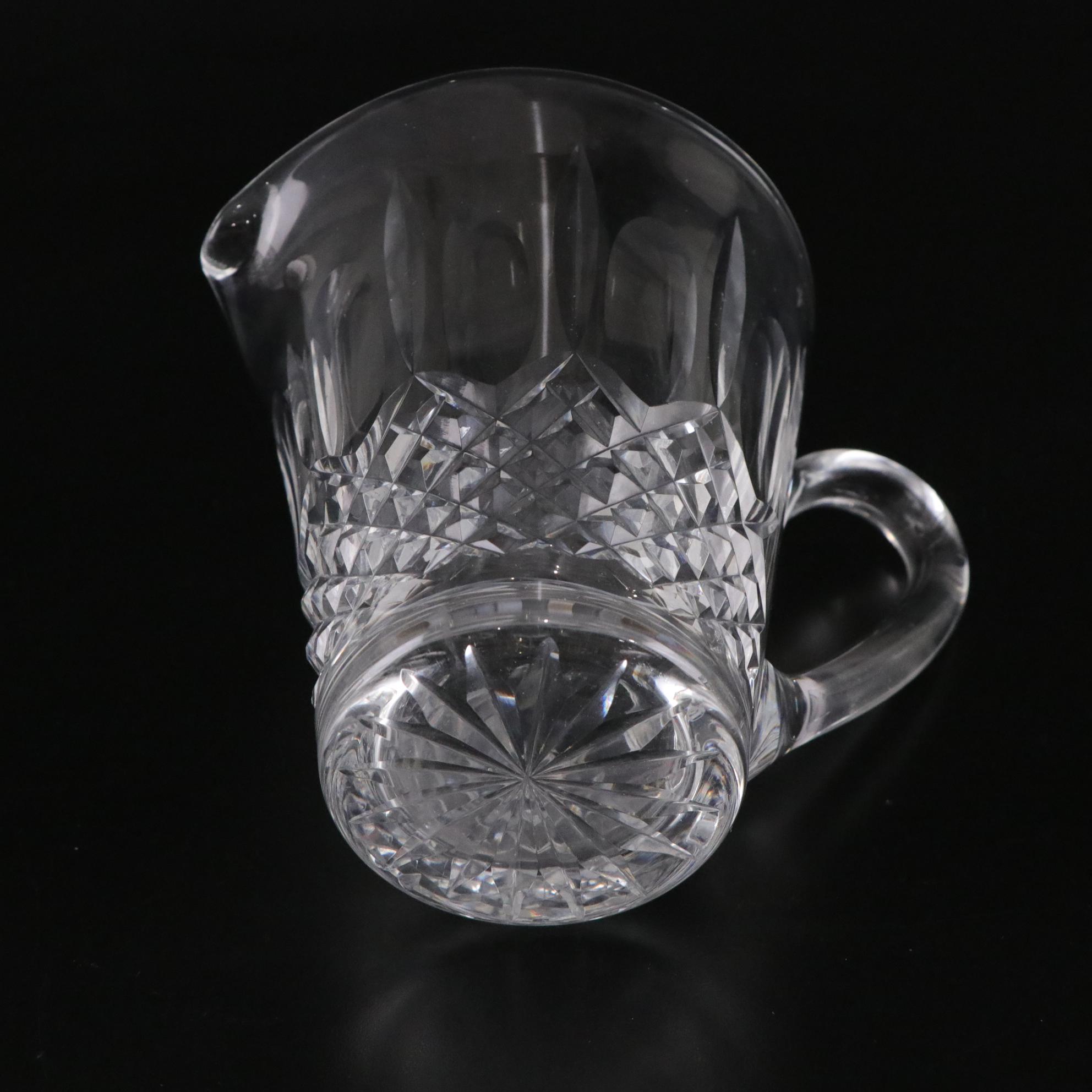 Waterford "Kenmare" Crystal Pitcher with Two Crystal Bowls