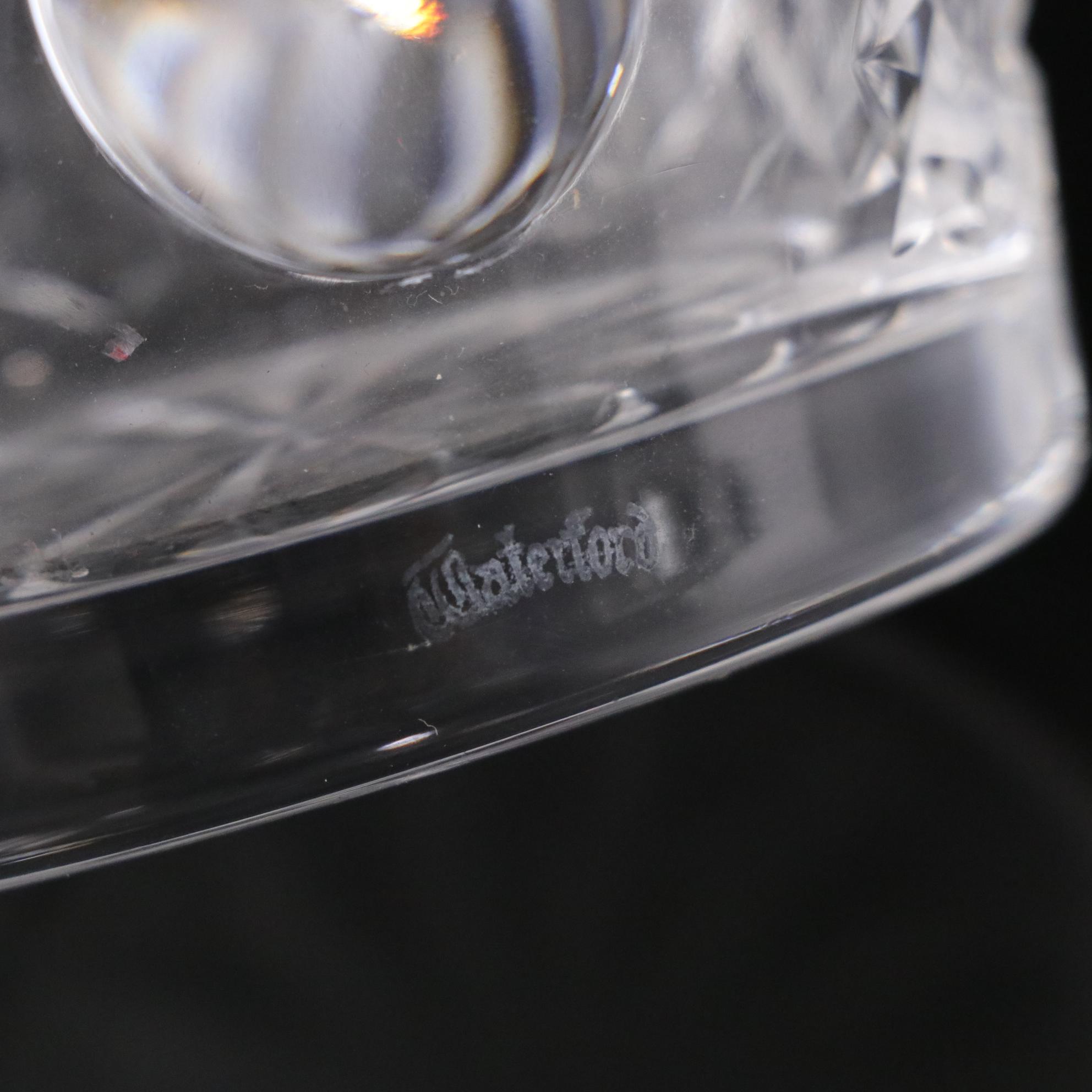 Waterford "Kenmare" Crystal Pitcher with Two Crystal Bowls