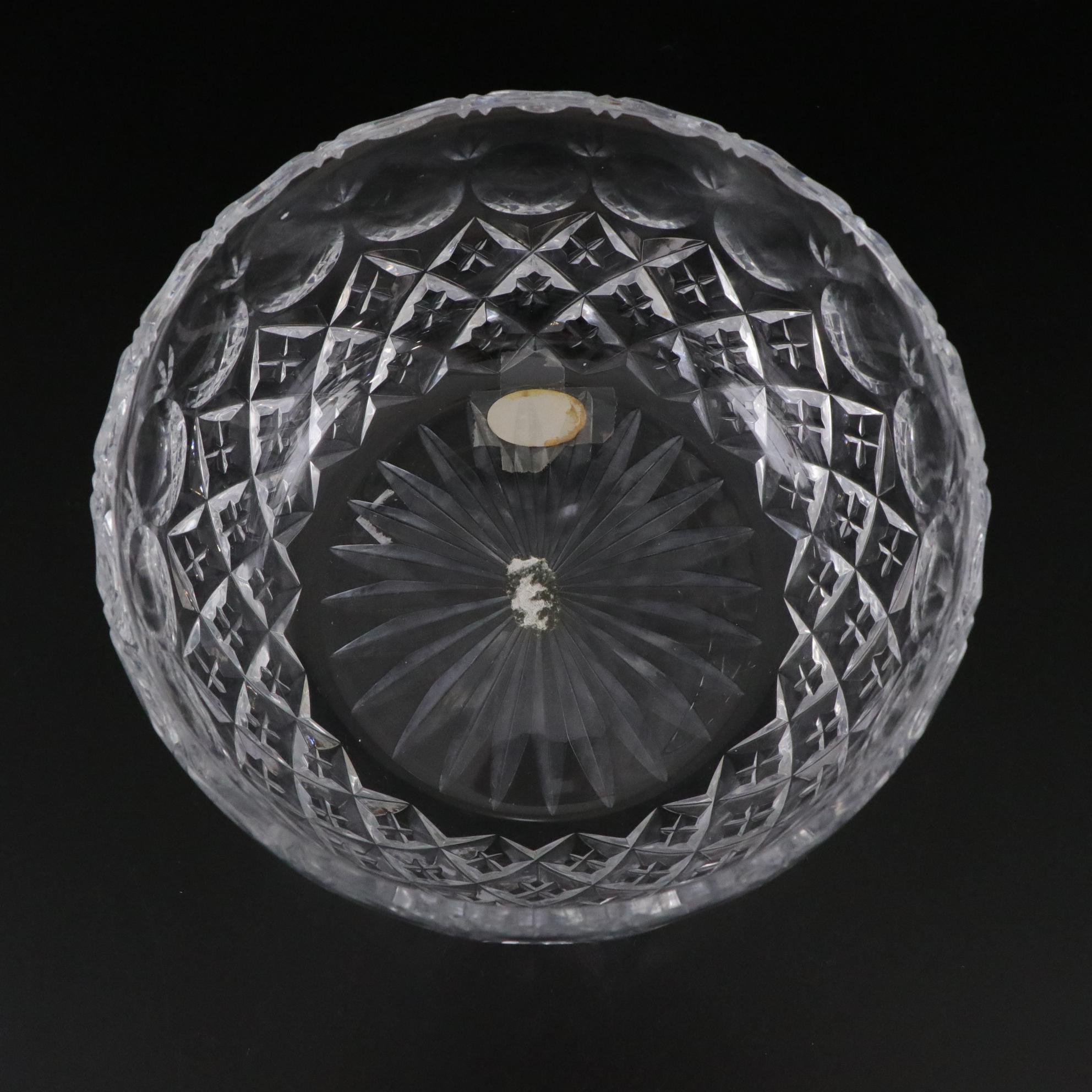 Waterford "Kenmare" Crystal Pitcher with Two Crystal Bowls