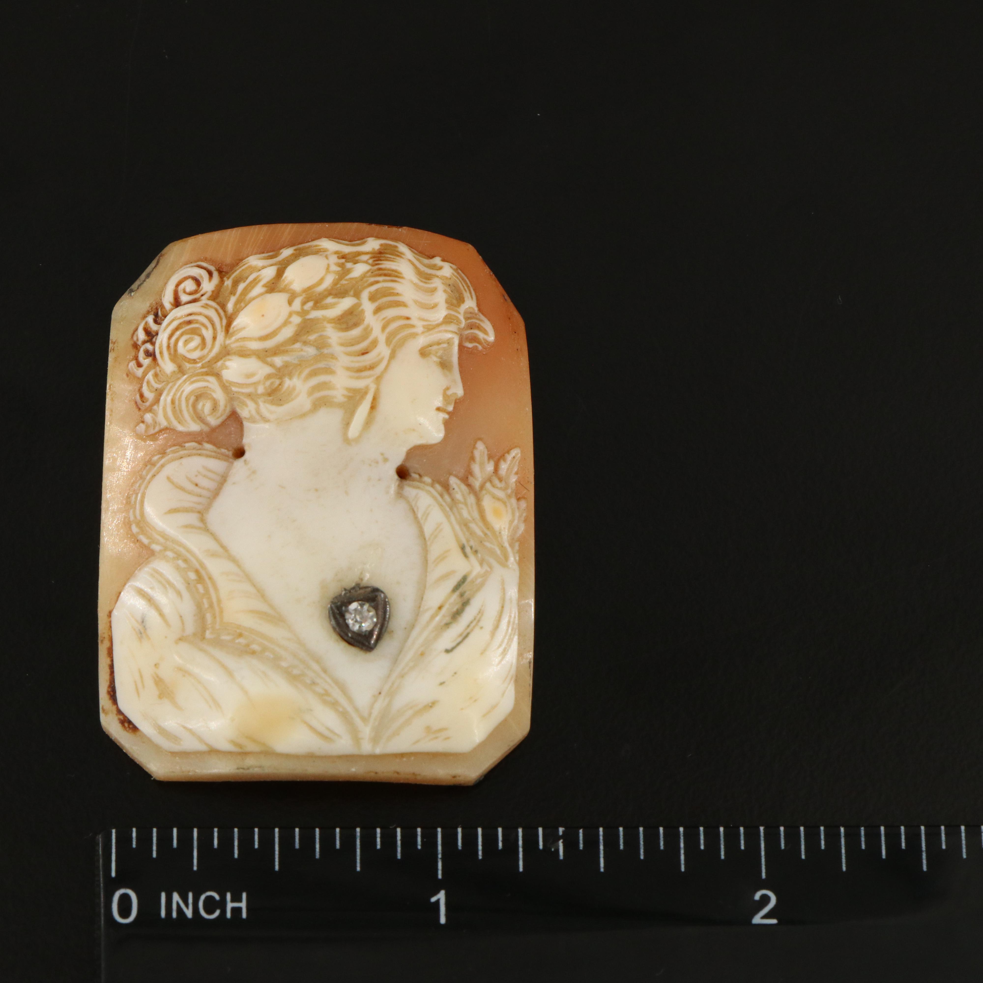 Loose and Mounted Cameo Collection Featuring Diamonds