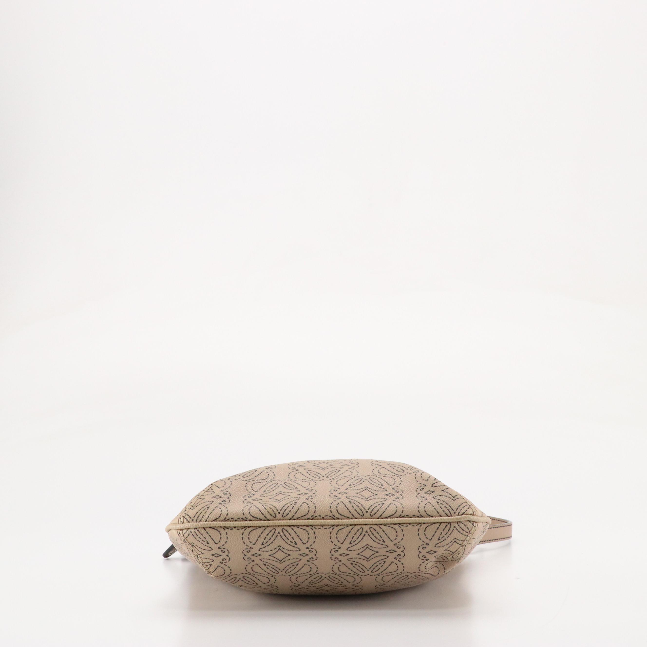 Loewe Crossbody Bag in Anagram Print Coated Canvas and Leather